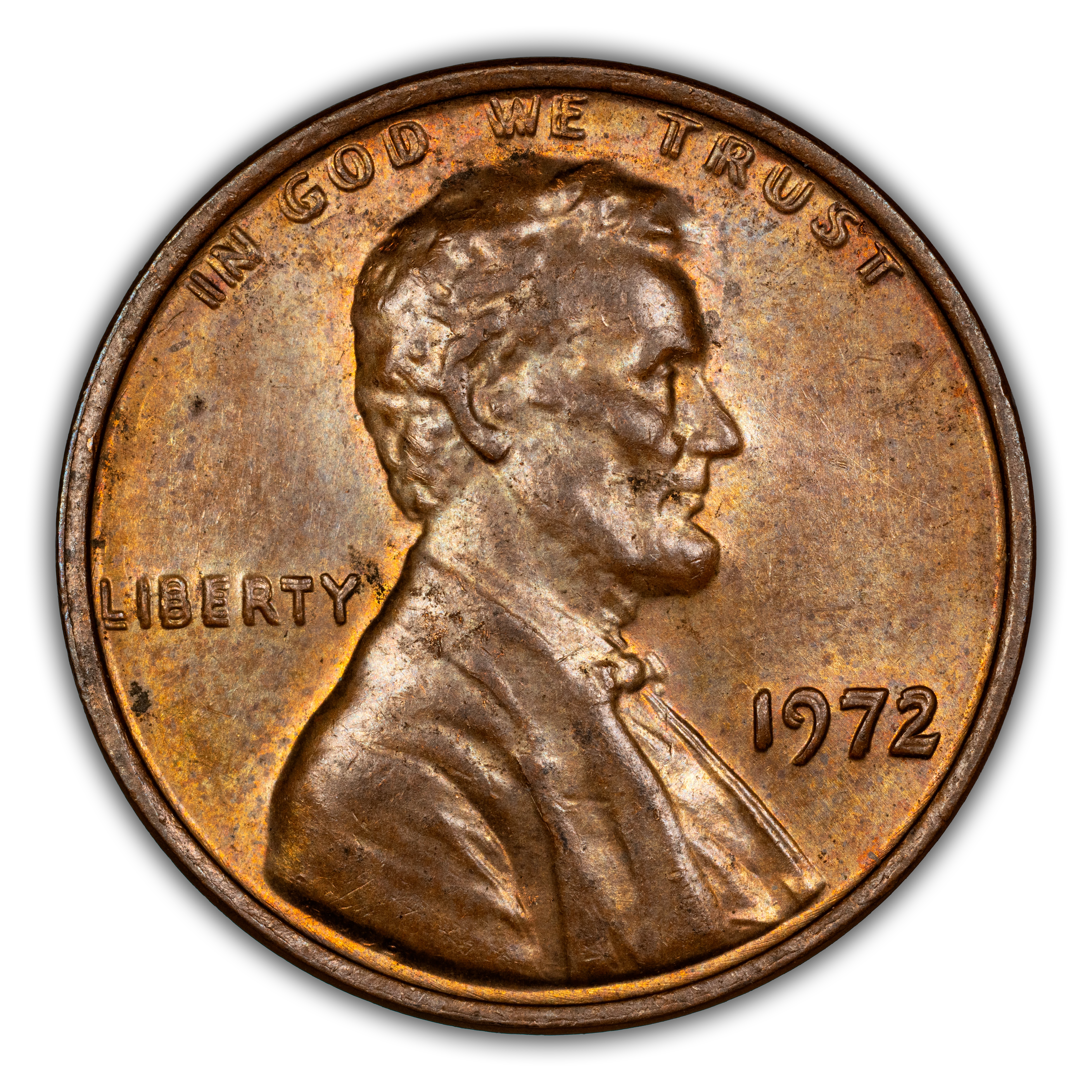 Image for 1972 1c Doubled Die Obverse, FS-101 MS BN