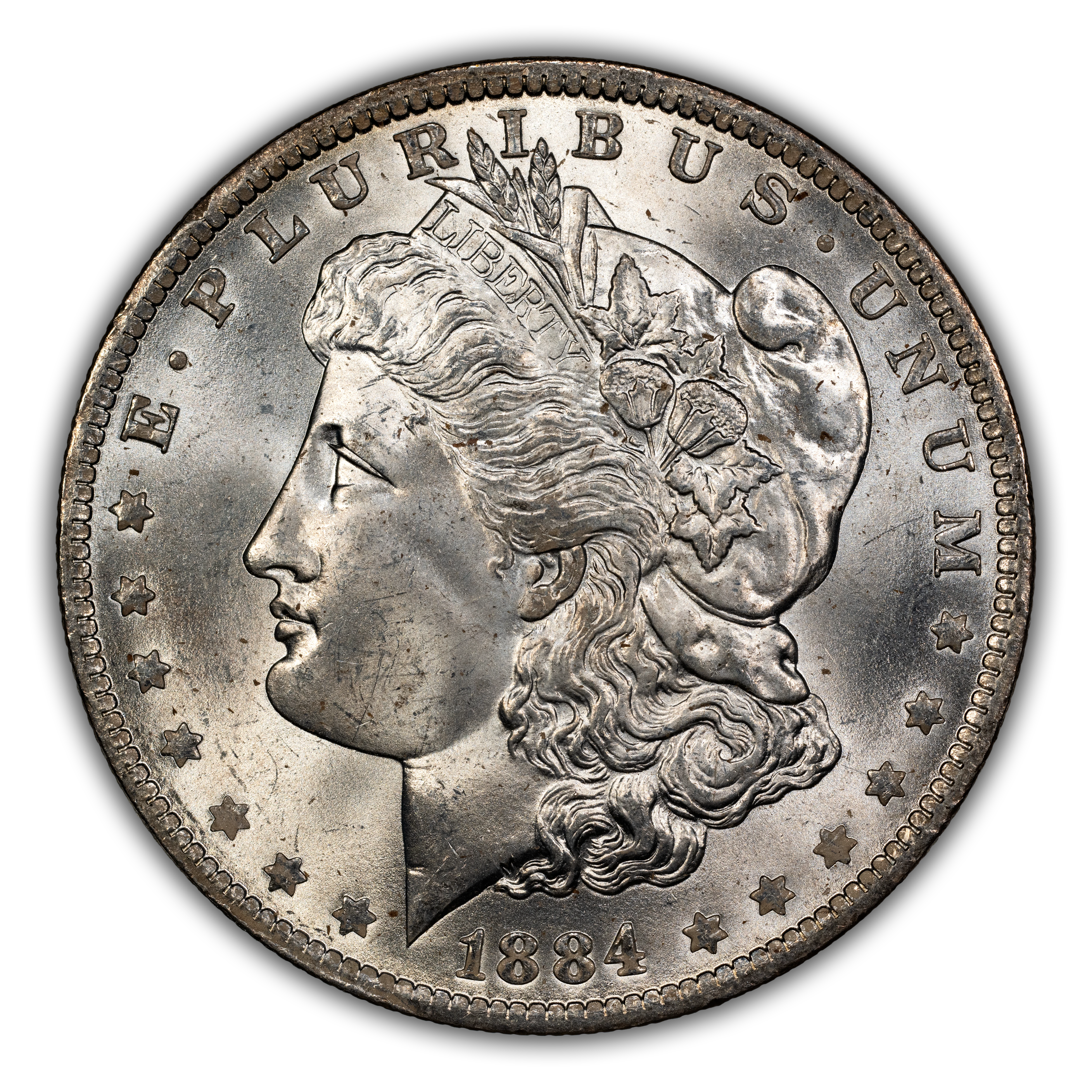 1884-O $1 AU55 CAC thumbnail 3