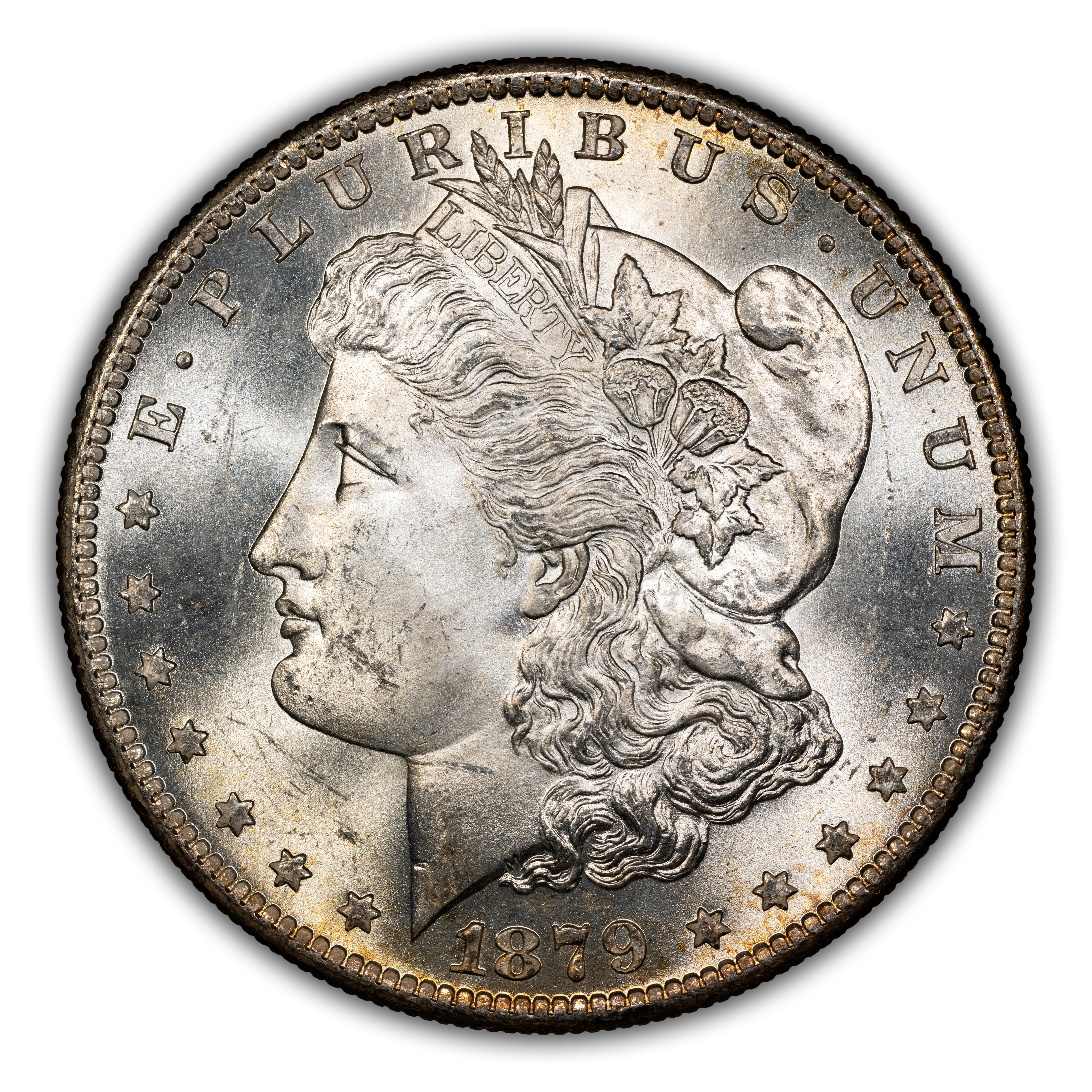 1879-S $1 AU55 CAC thumbnail 3