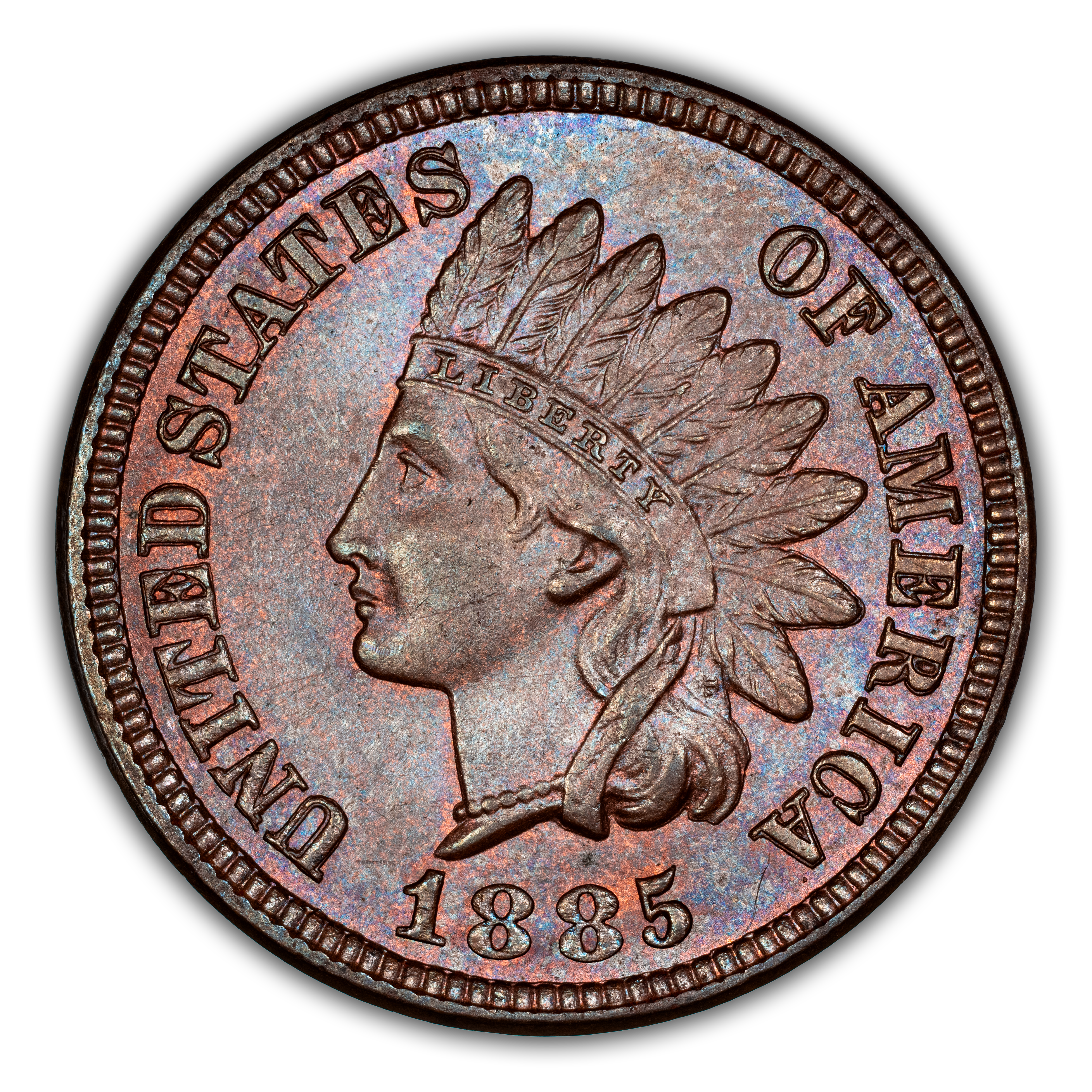 1885 1c MS BN MS63 BN CAC thumbnail 4