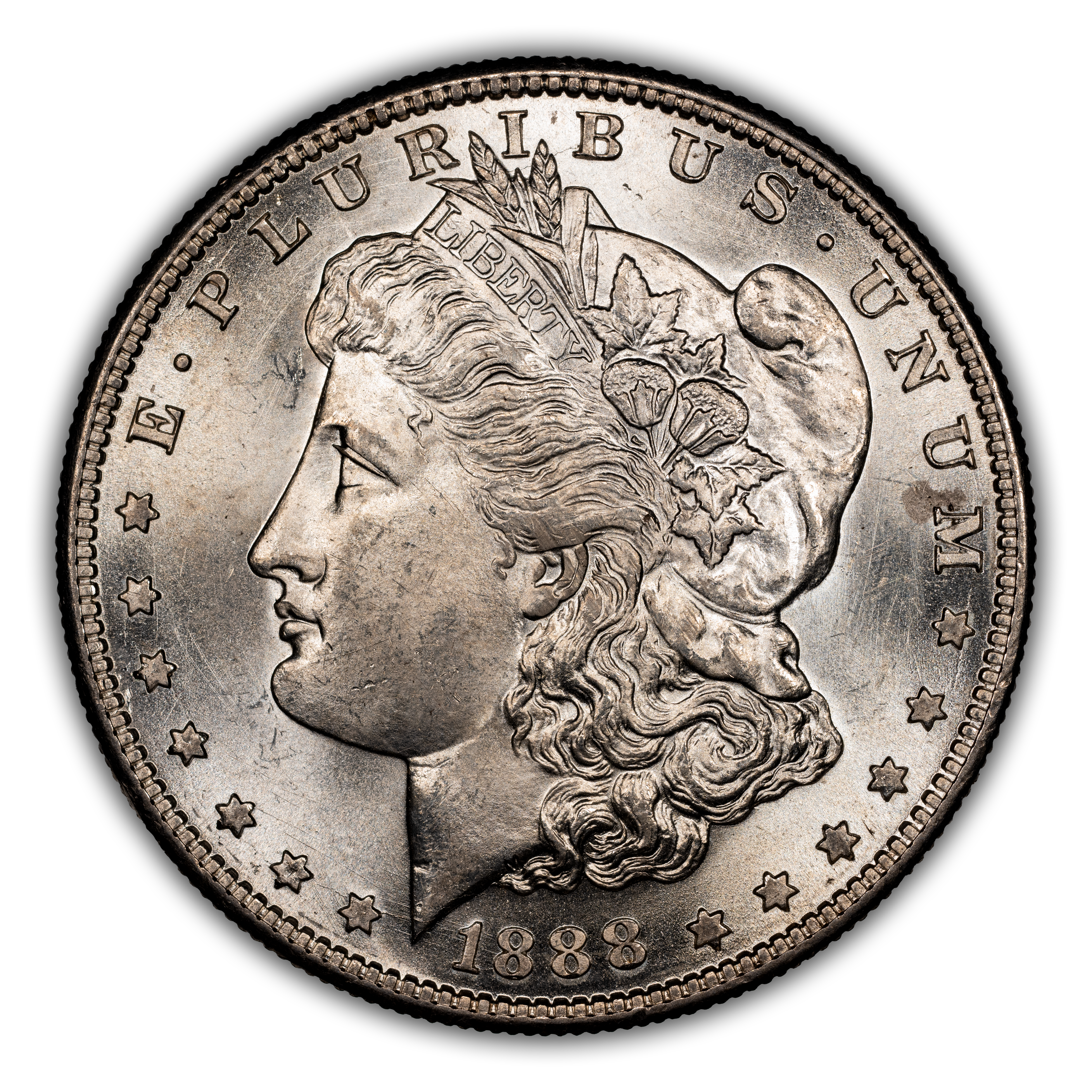 1888-S $1  Clashed Obverse Stars, VAM-3A2 MS thumbnail 3