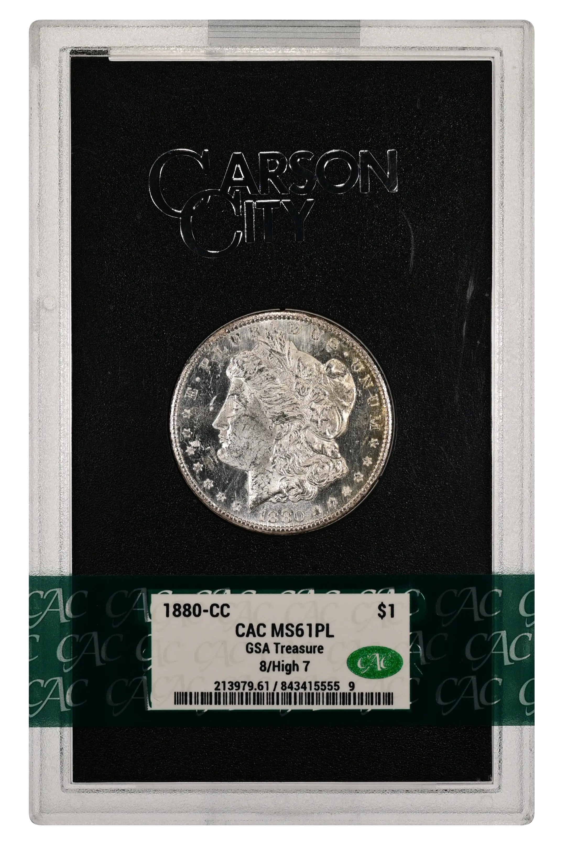 1880-CC $1  GSA Hoard, 8/High 7 MS PL thumbnail 13