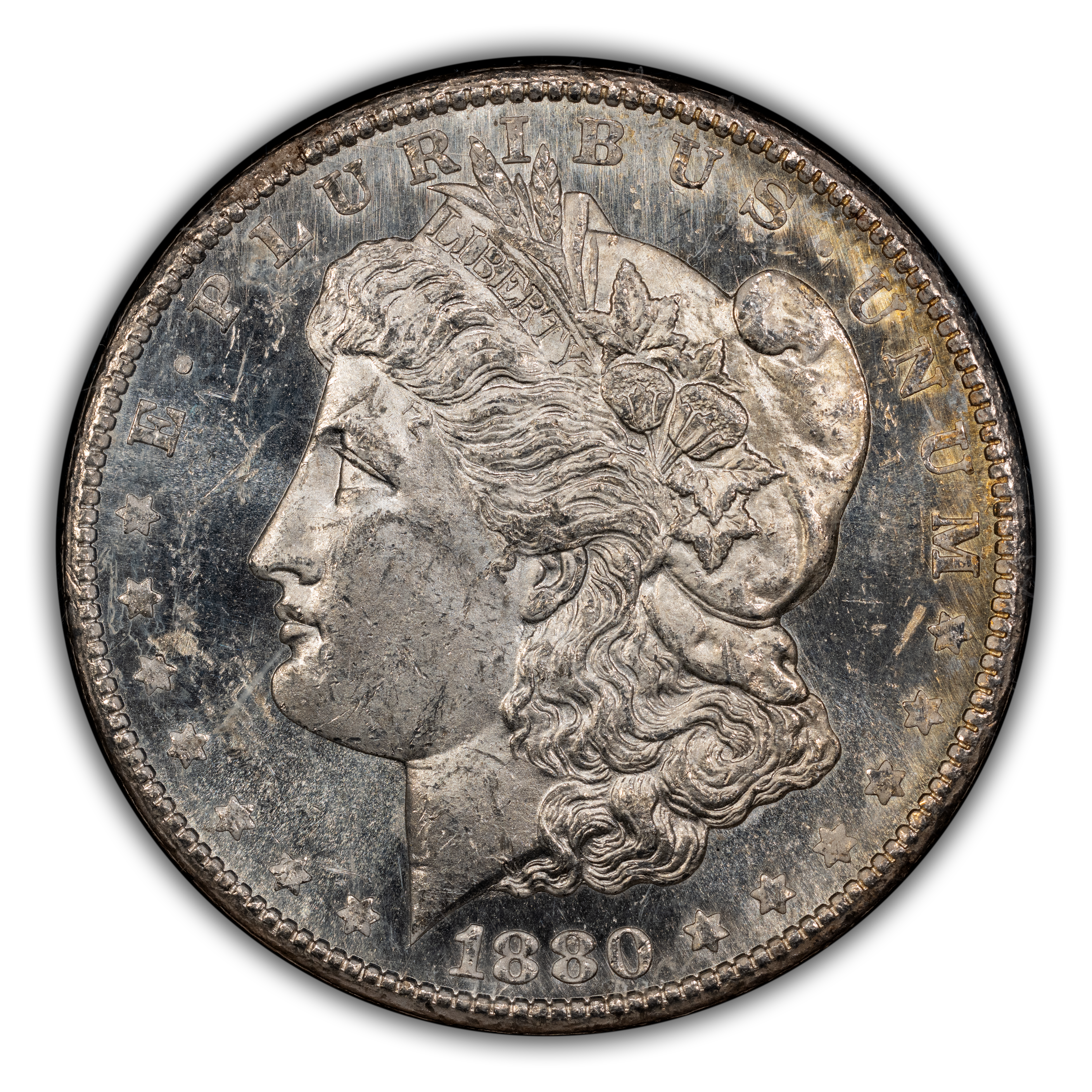 1880-CC $1  GSA Hoard, 8/High 7 MS PL thumbnail 3
