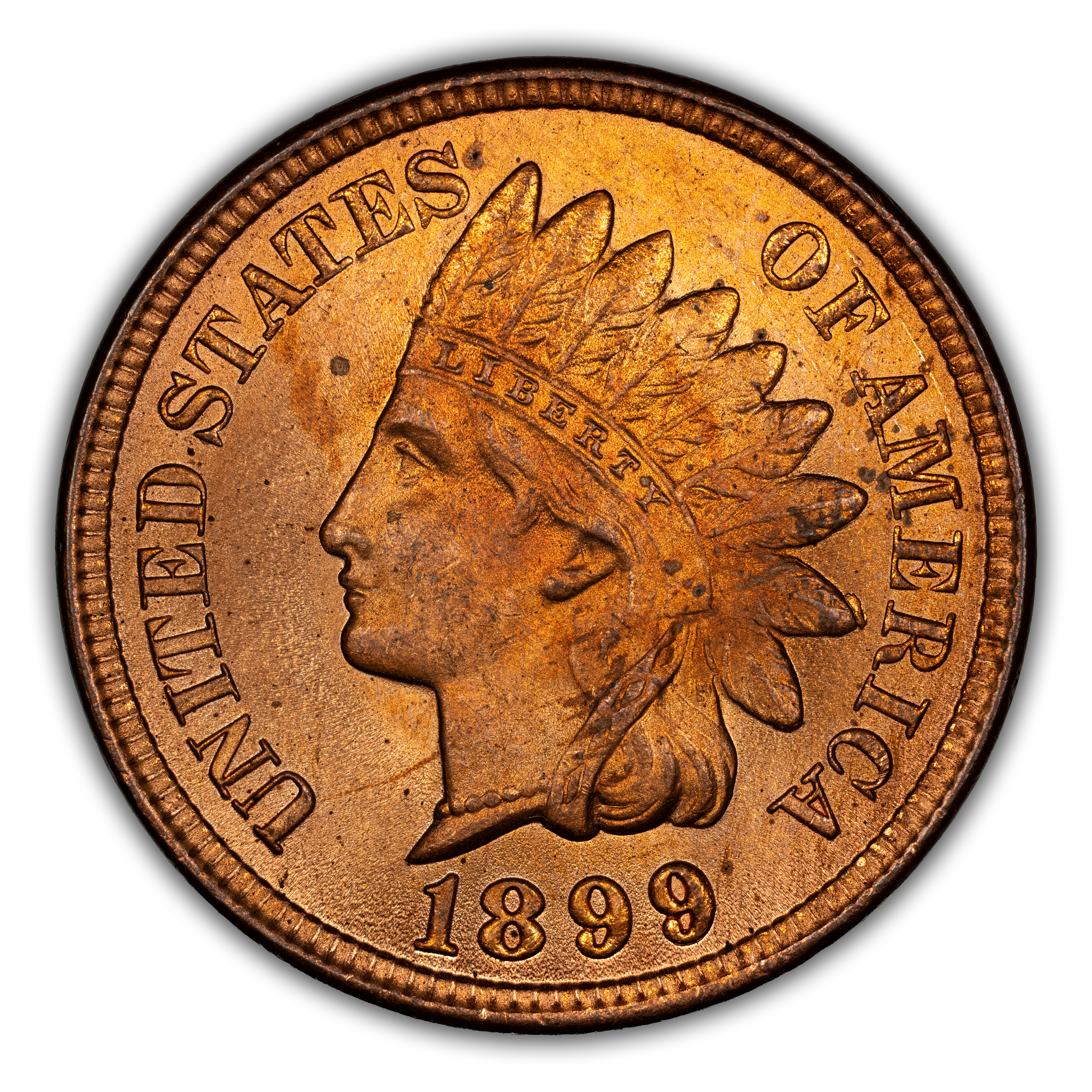 1899 1c MS RD MS68 RD CAC thumbnail 3