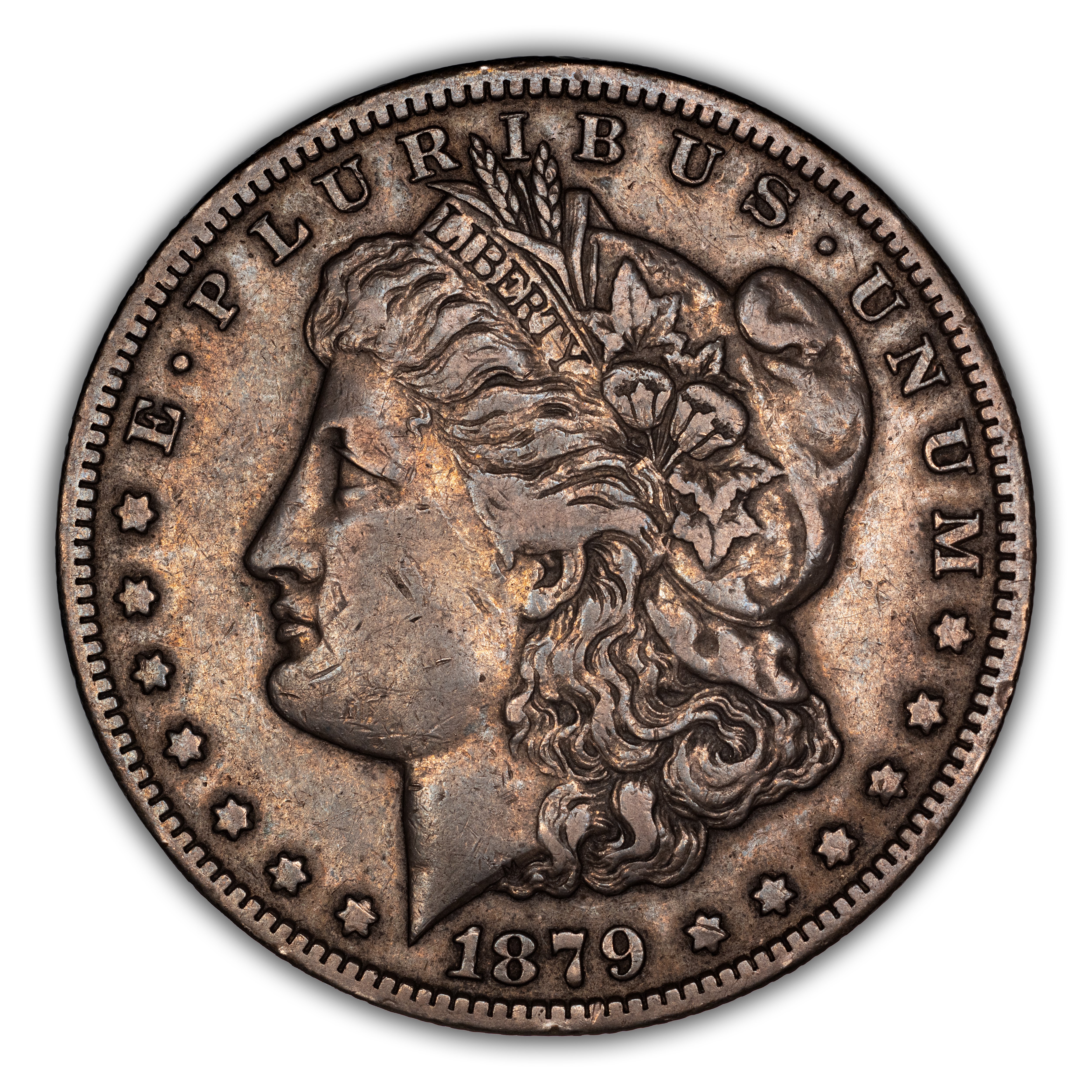 1879-CC $1  Crumbled Stars, VAM-6 MS thumbnail 3