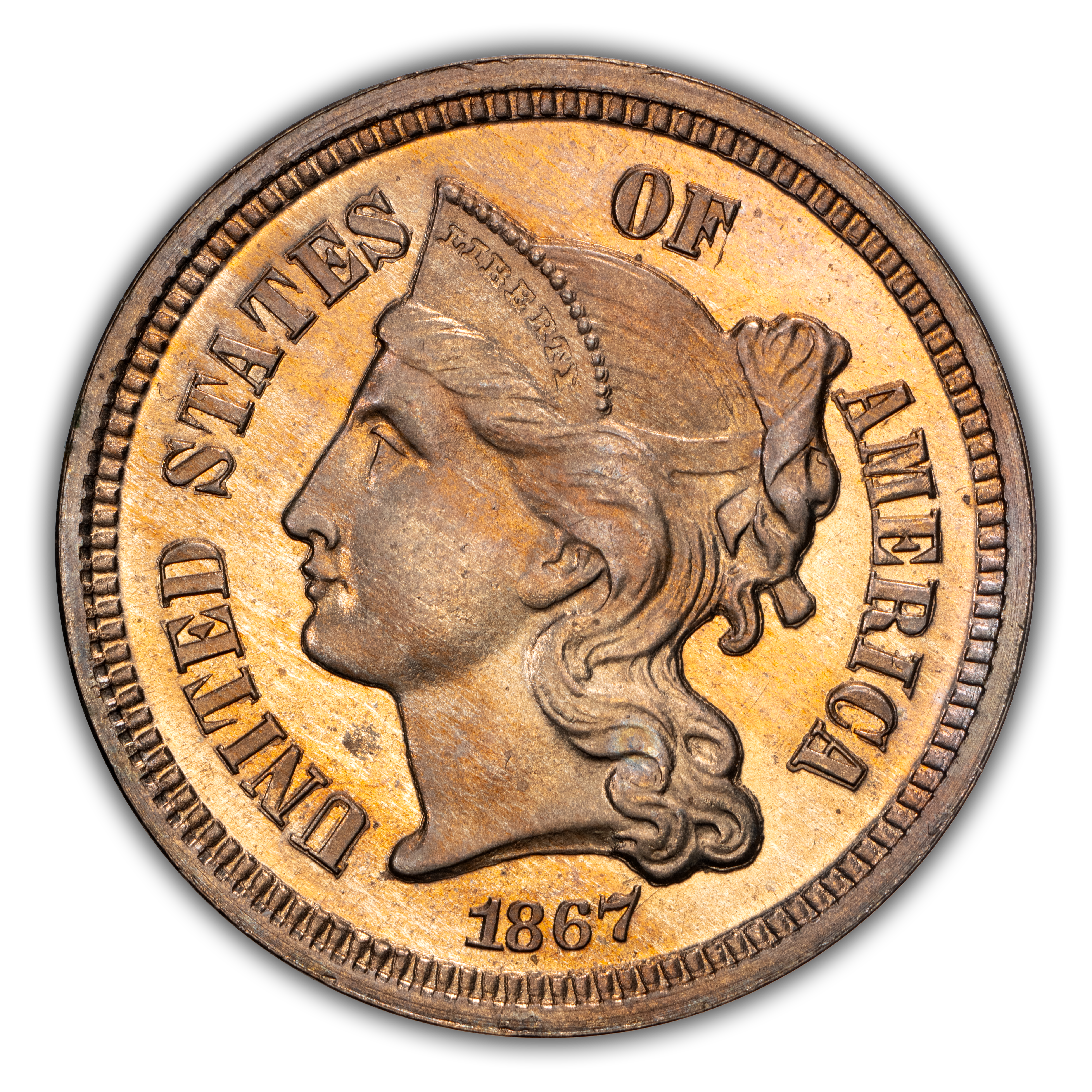 1867 3cN PR
