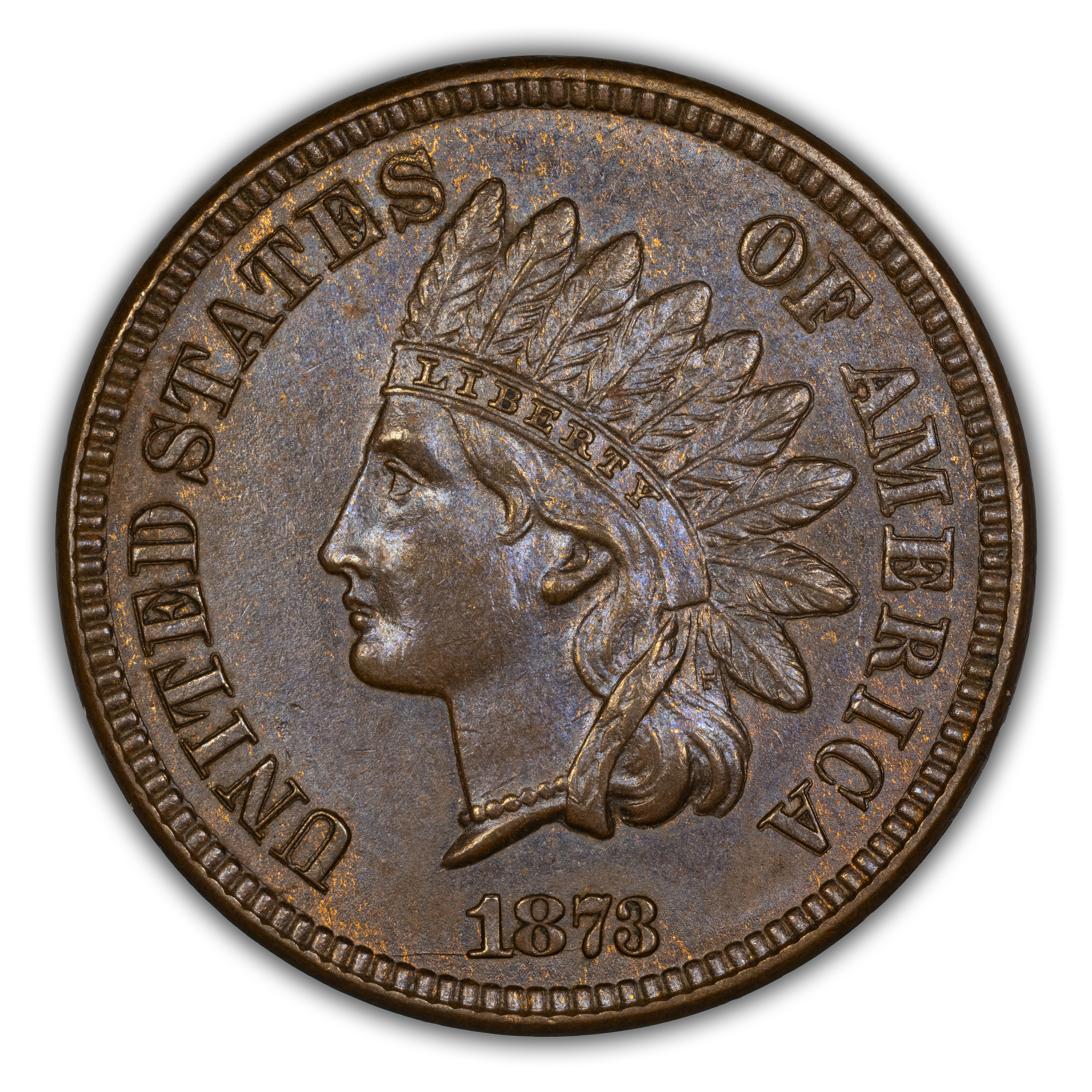 Image for 1873 1c Closed 3 MS BN