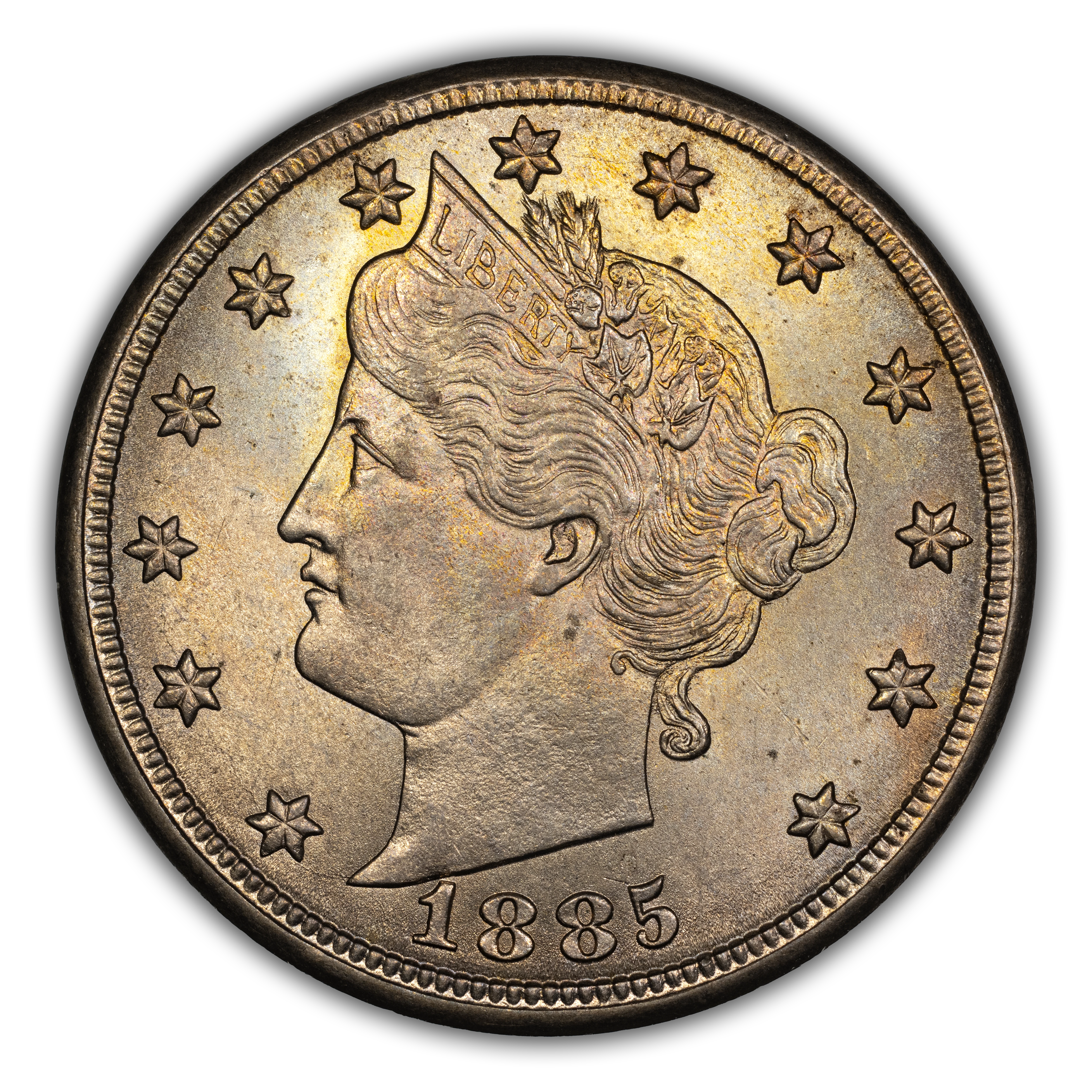 1885 5c MS65 CAC thumbnail 3
