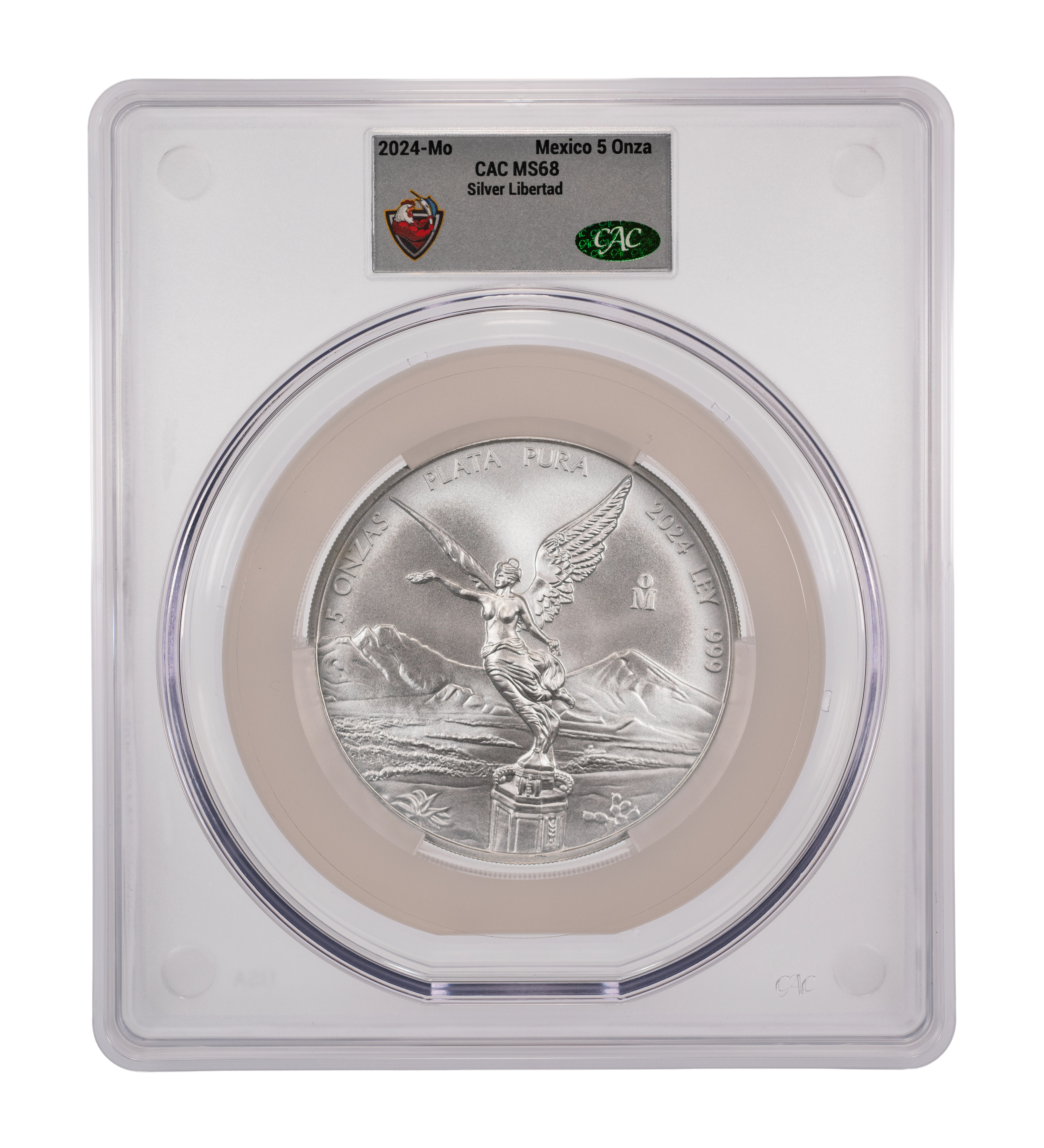 Libertad 5 Onza Silver, 155.5g MS [Type] (KM-615) thumbnail 12