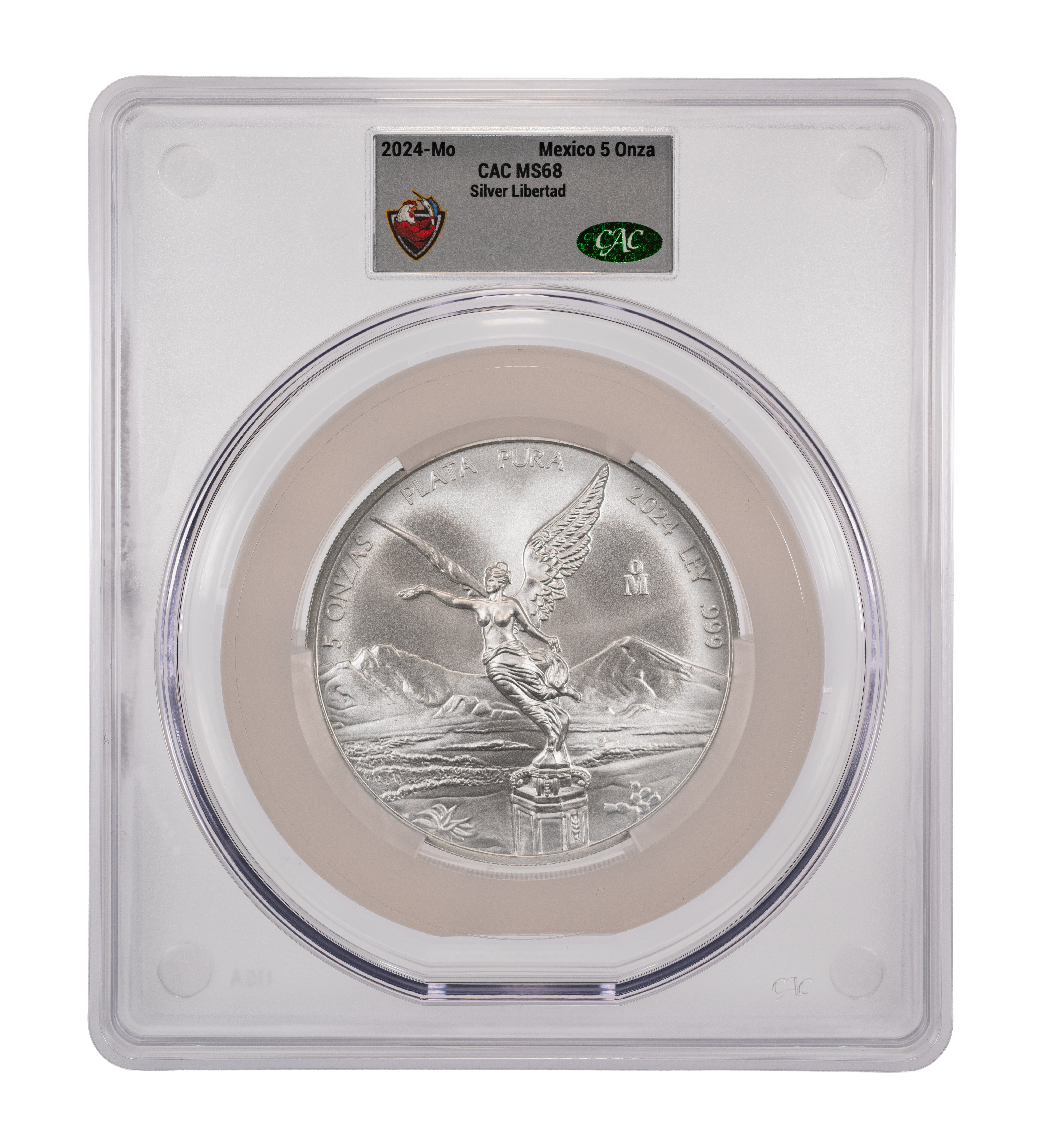 Libertad 5 Onza Silver, 155.5g MS [Type] (KM-615) thumbnail 13