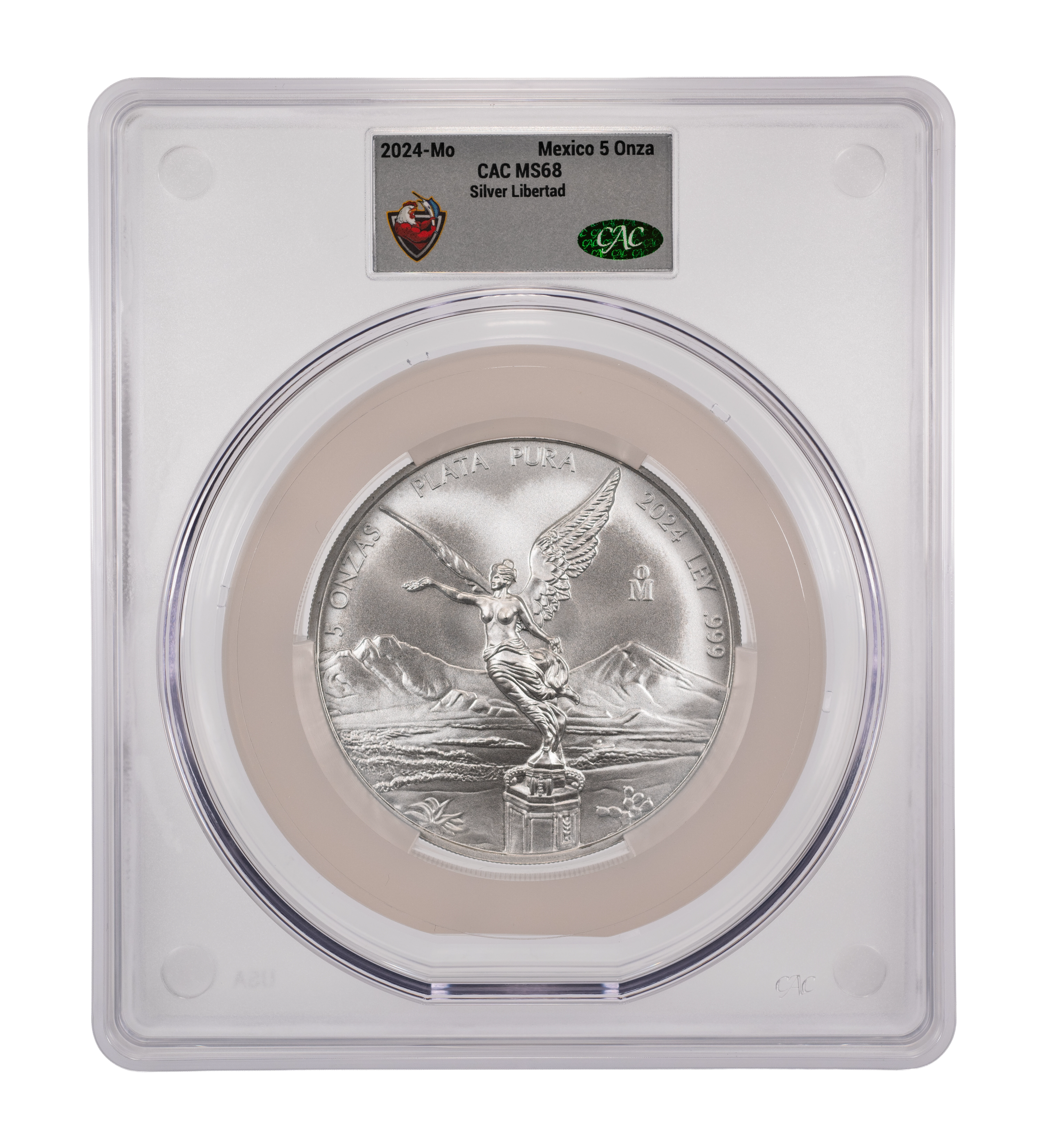 Libertad 5 Onza Silver, 155.5g MS [Type] (KM-615) thumbnail 14