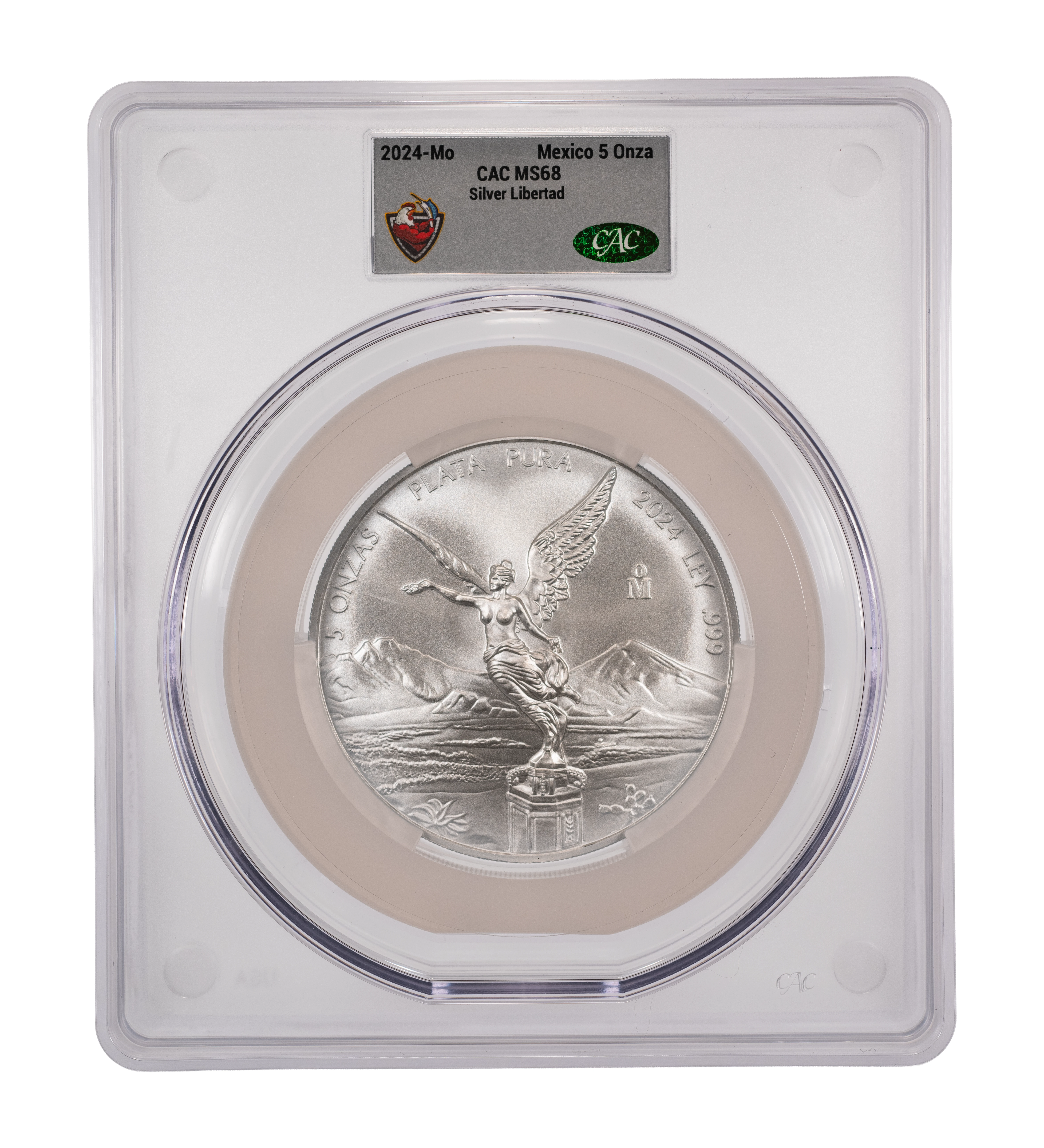 Libertad 5 Onza Silver, 155.5g MS [Type] (KM-615) thumbnail 15