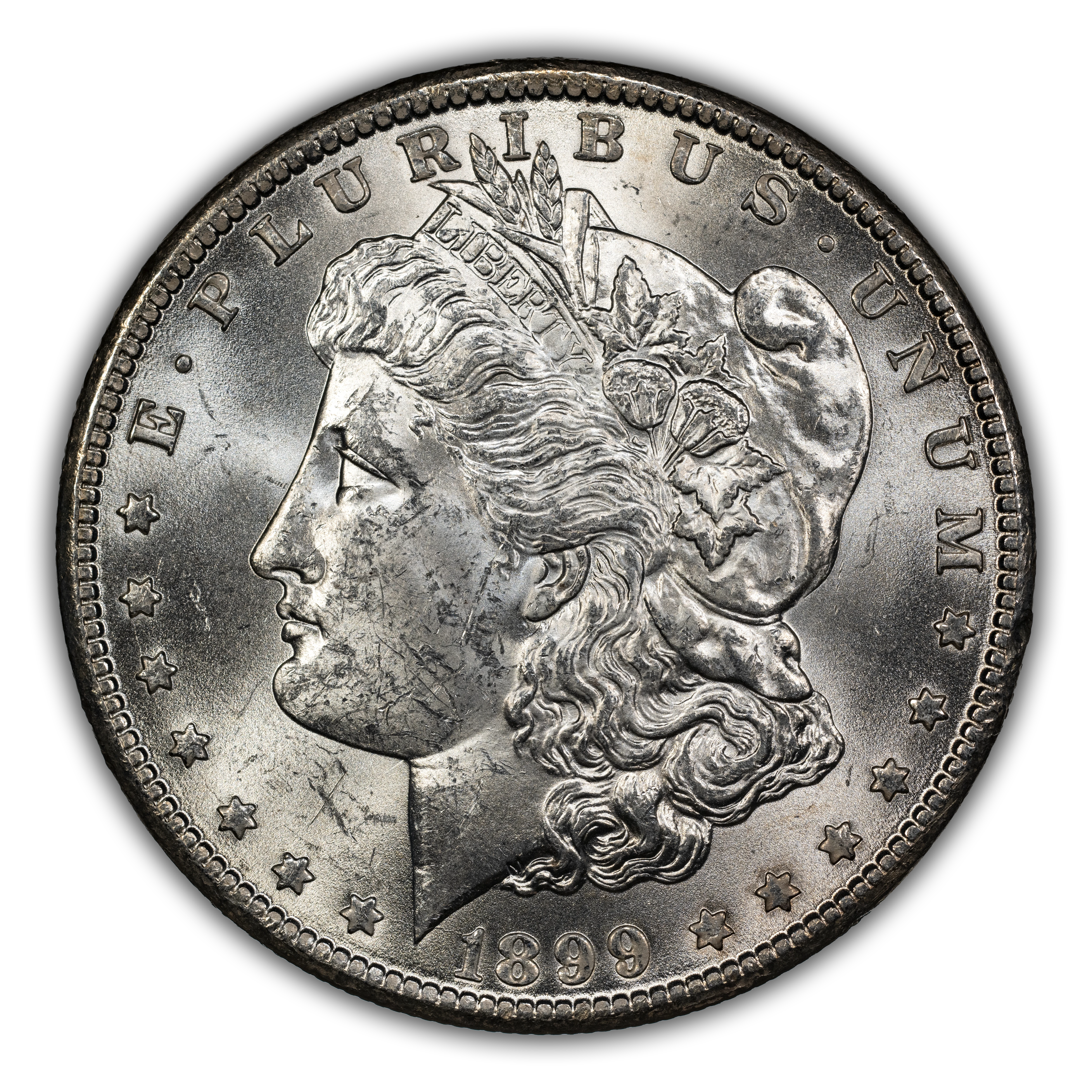 1899-O $1  Doubled 1, Die Breaks Reverse, VAM-11A MS thumbnail 3