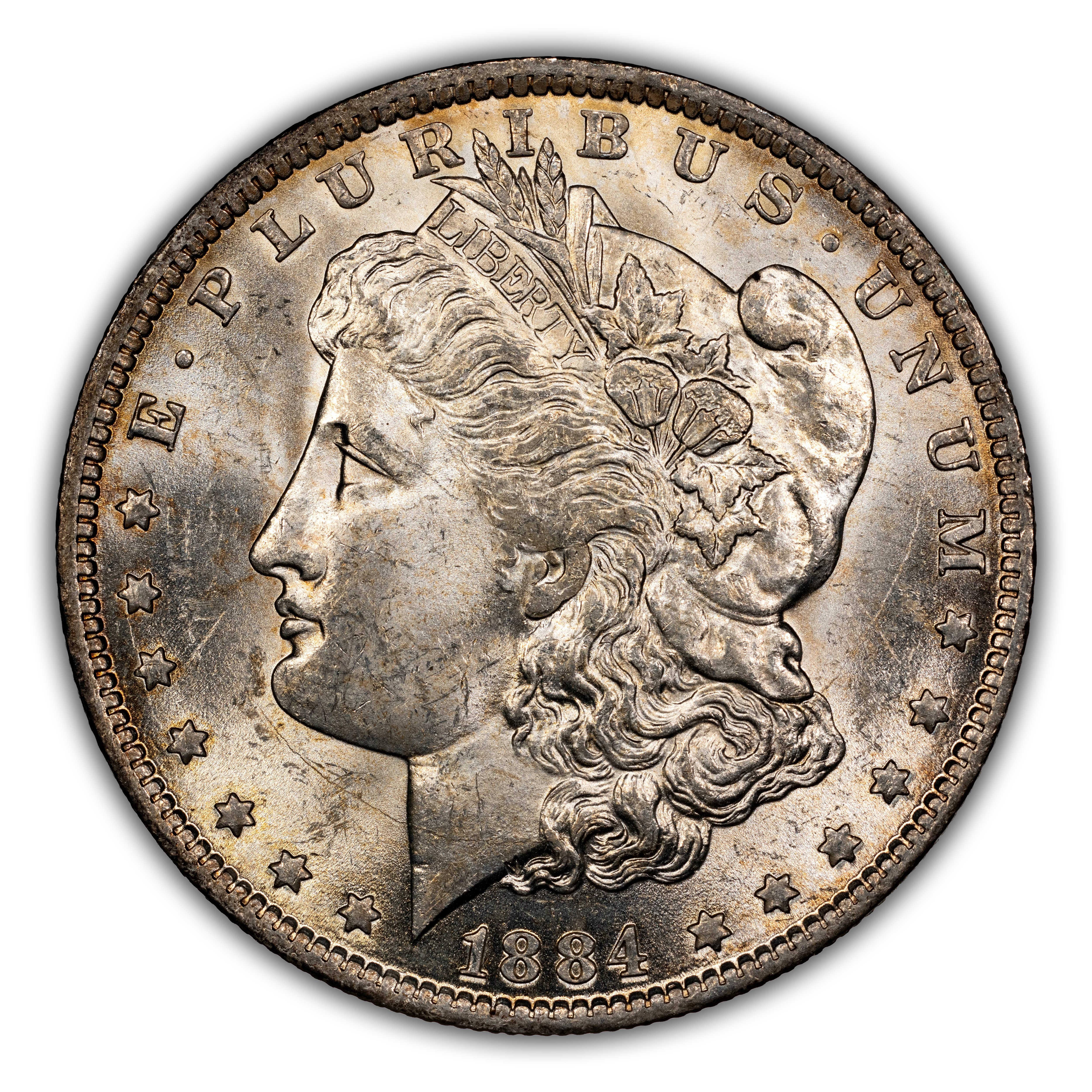 1884-O $1  Doubled Ear , VAM-49 MS thumbnail 2