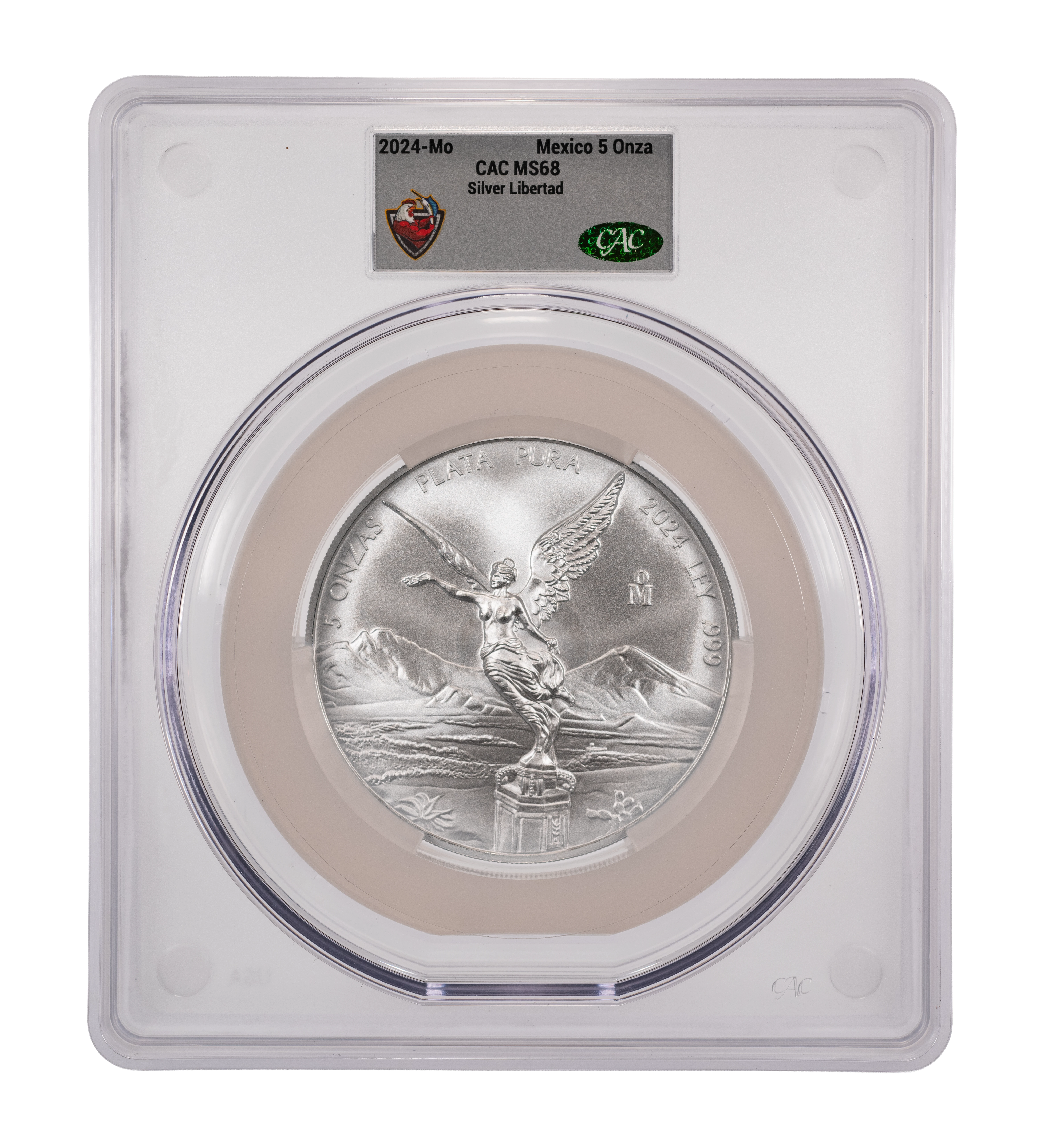 Libertad 5 Onza Silver, 155.5g MS [Type] (KM-615) thumbnail 16
