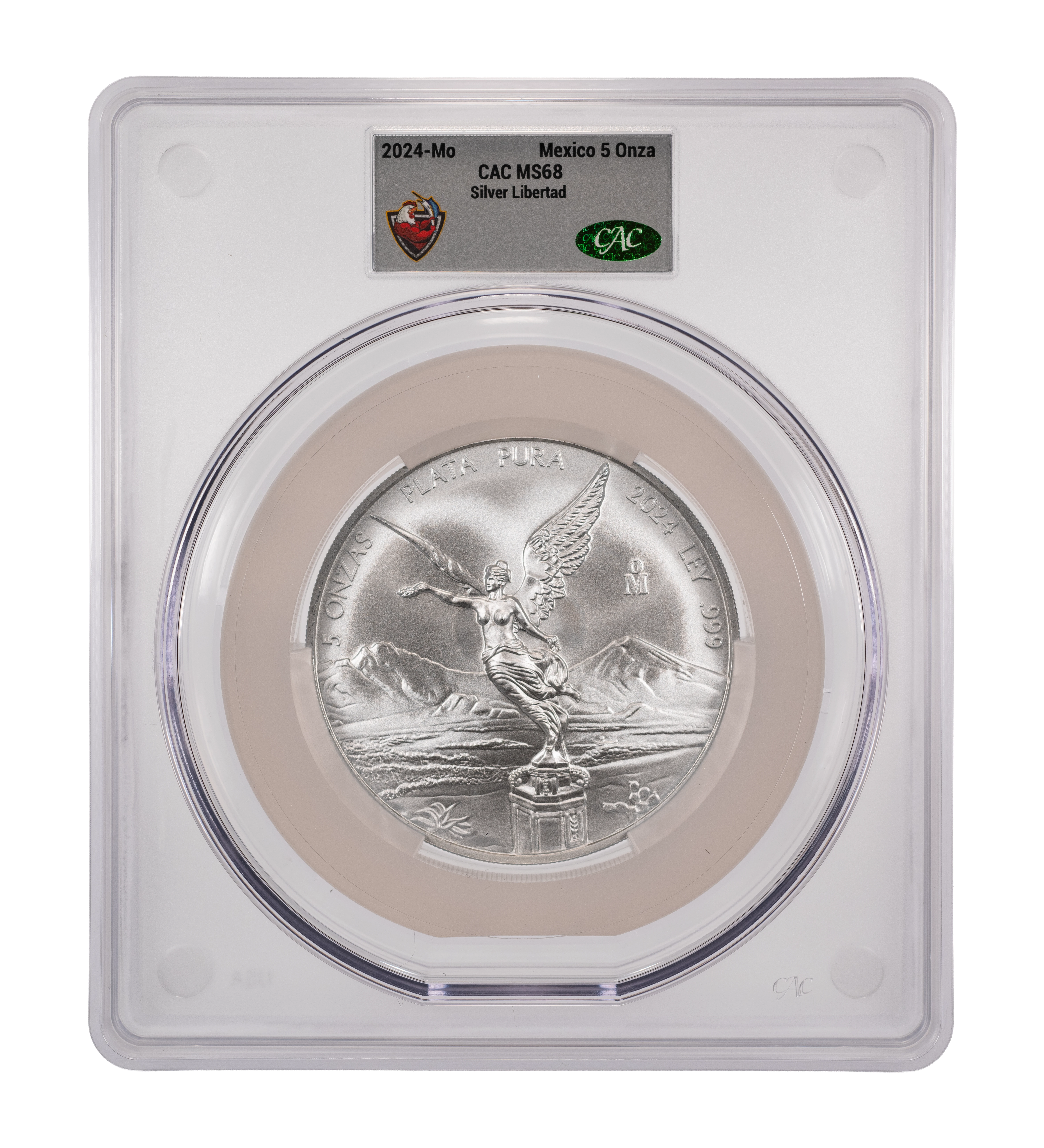 Libertad 5 Onza Silver, 155.5g MS [Type] (KM-615) thumbnail 17