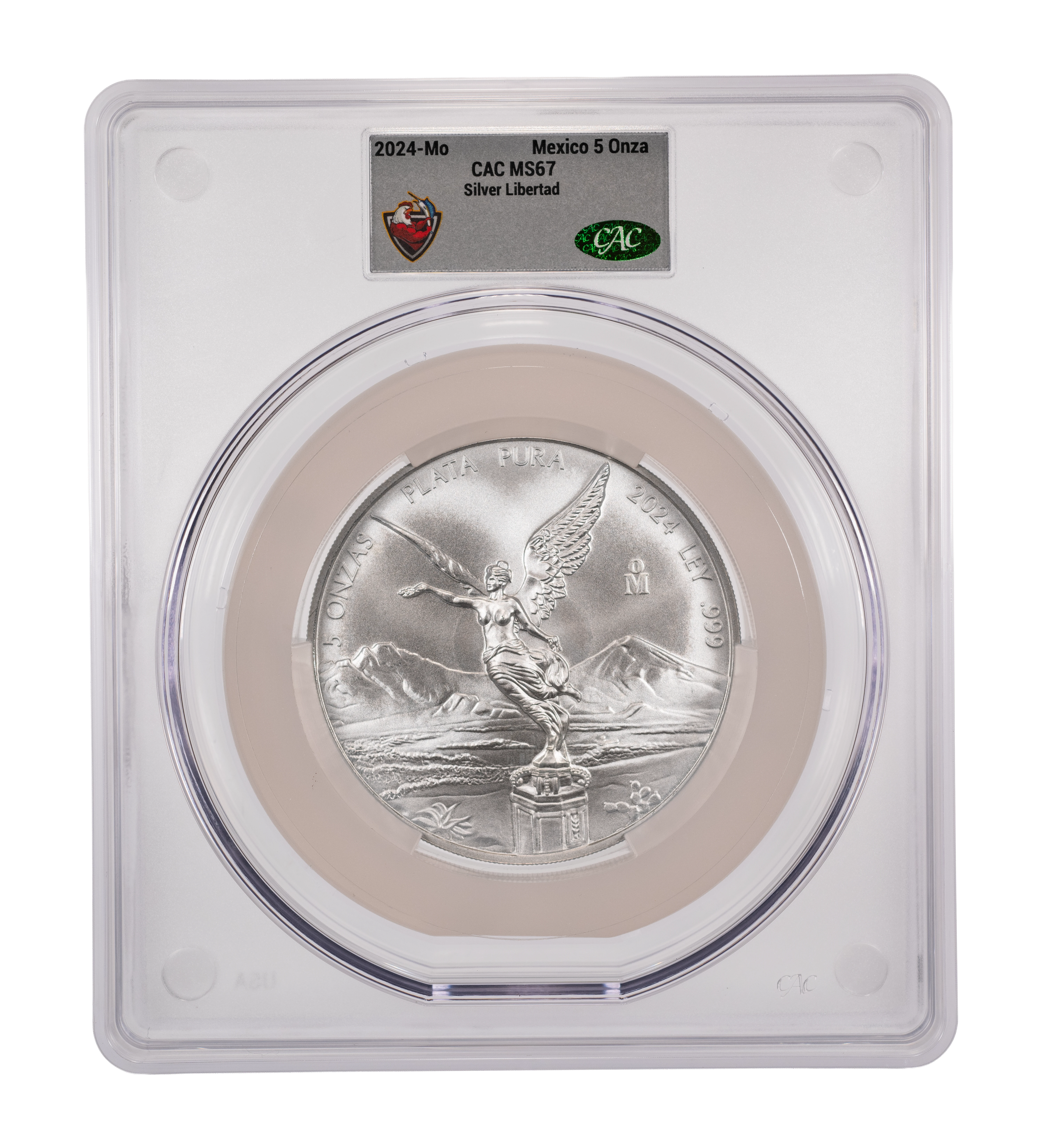 Libertad 5 Onza Silver, 155.5g MS [Type] (KM-615) thumbnail 18