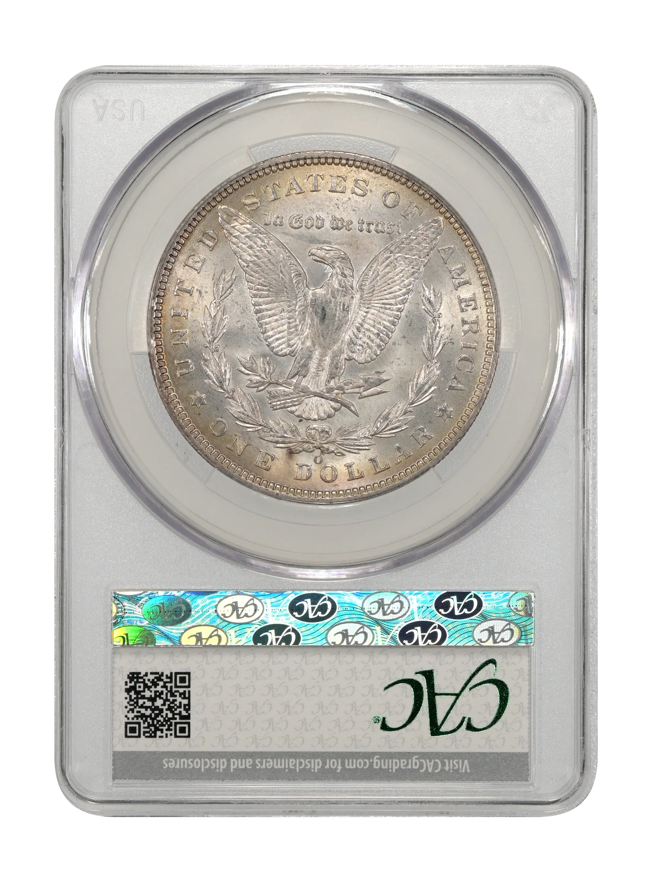 1888-O $1  Die Break Dot, VAM-1B1 MS thumbnail 5