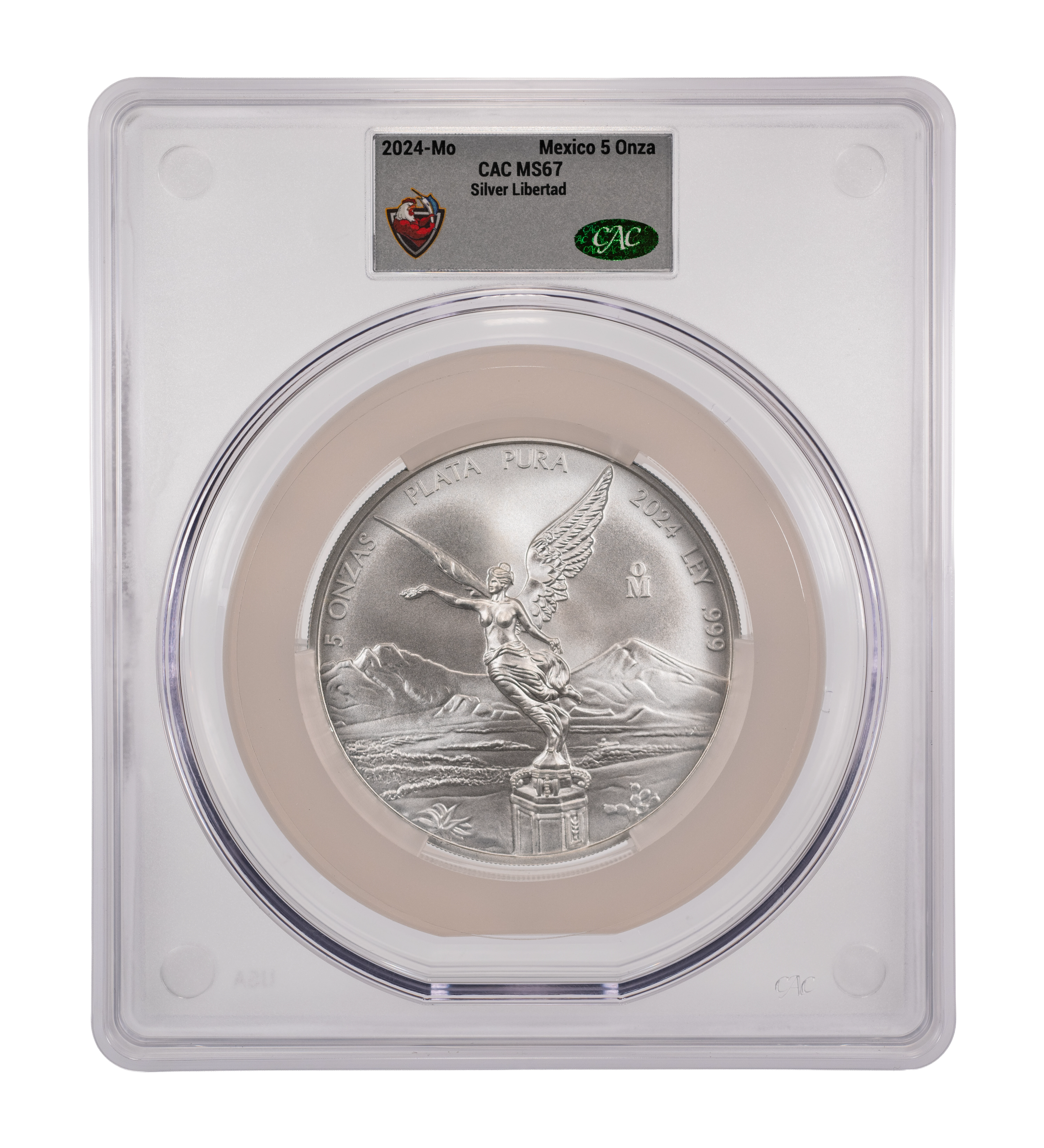 Libertad 5 Onza Silver, 155.5g MS [Type] (KM-615) thumbnail 19