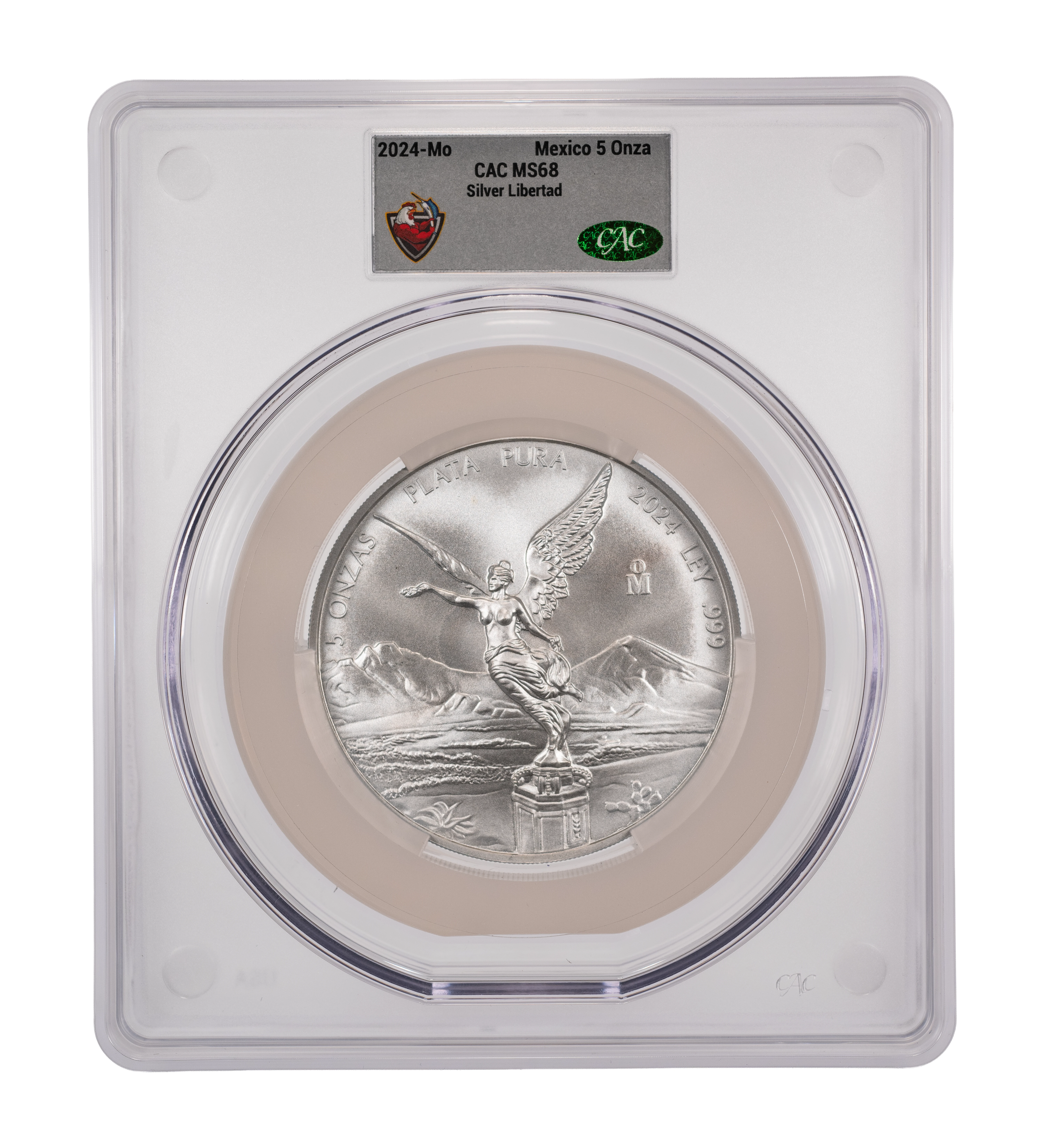 Libertad 5 Onza Silver, 155.5g MS [Type] (KM-615) thumbnail 20