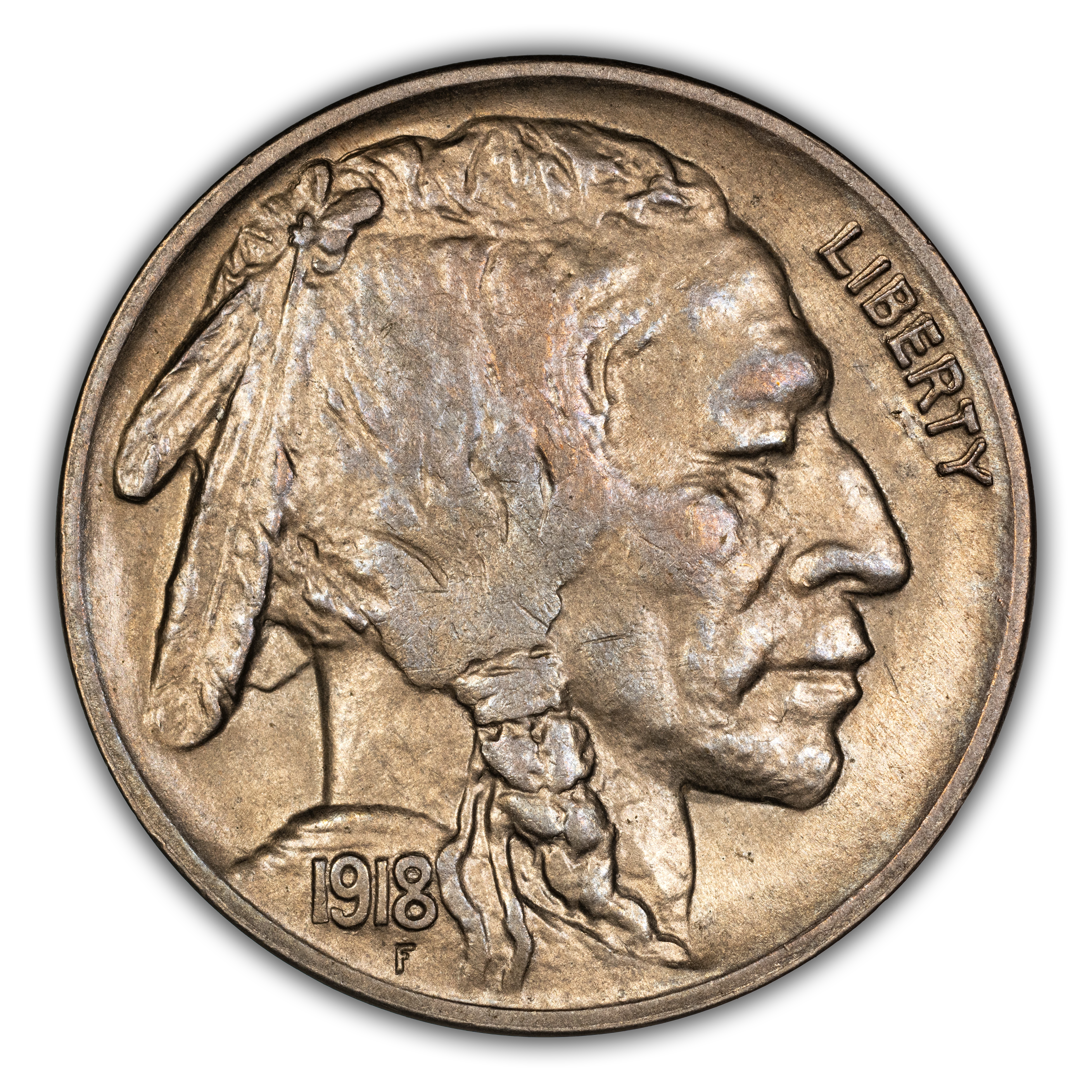 1918 5c G4 CAC thumbnail 3