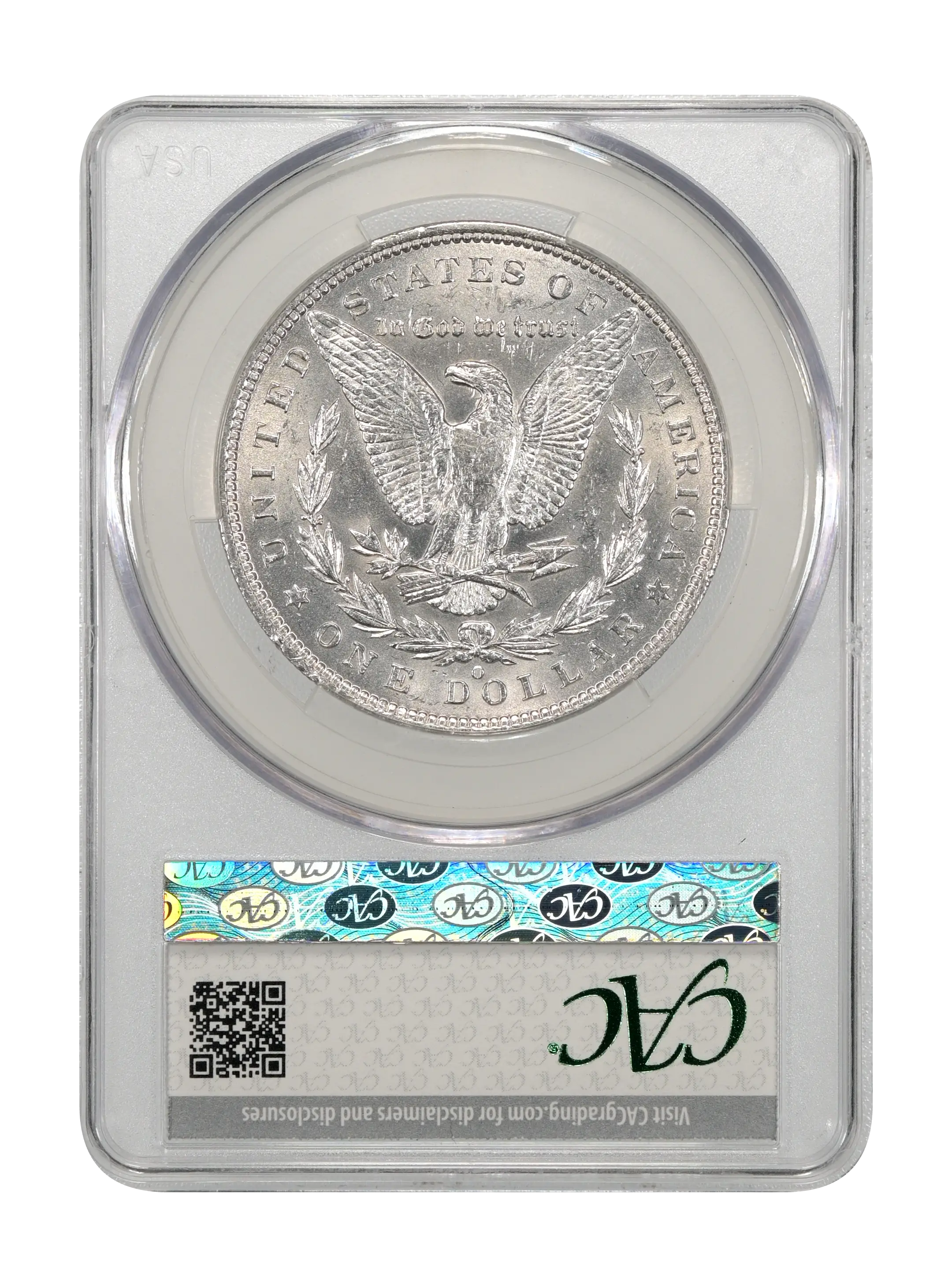 1888-O $1  Die Break Dot, VAM-1B1 MS thumbnail 6