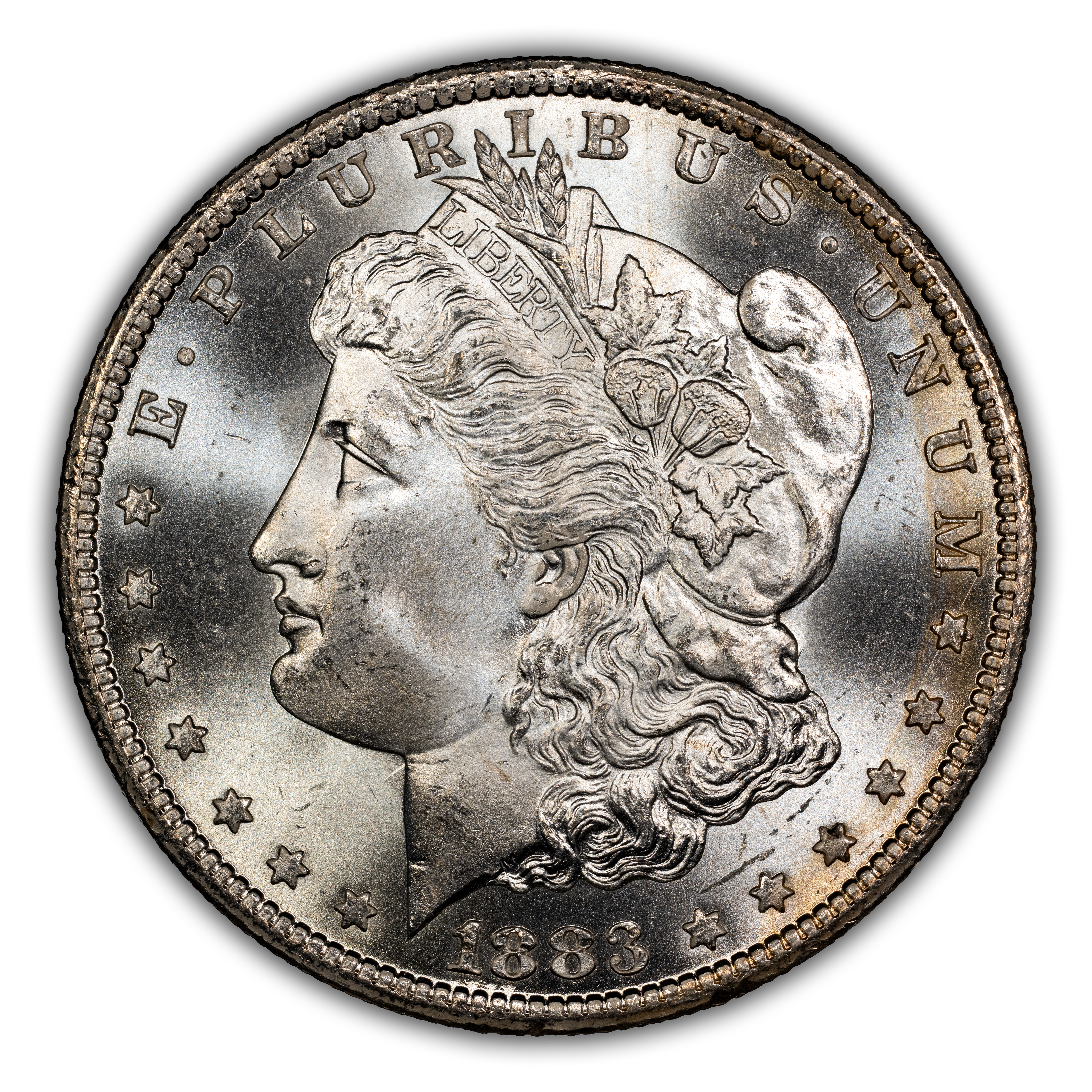 1883-CC $1  Doubled Date, Dash Under 8, VAM-4 VF25 thumbnail 2