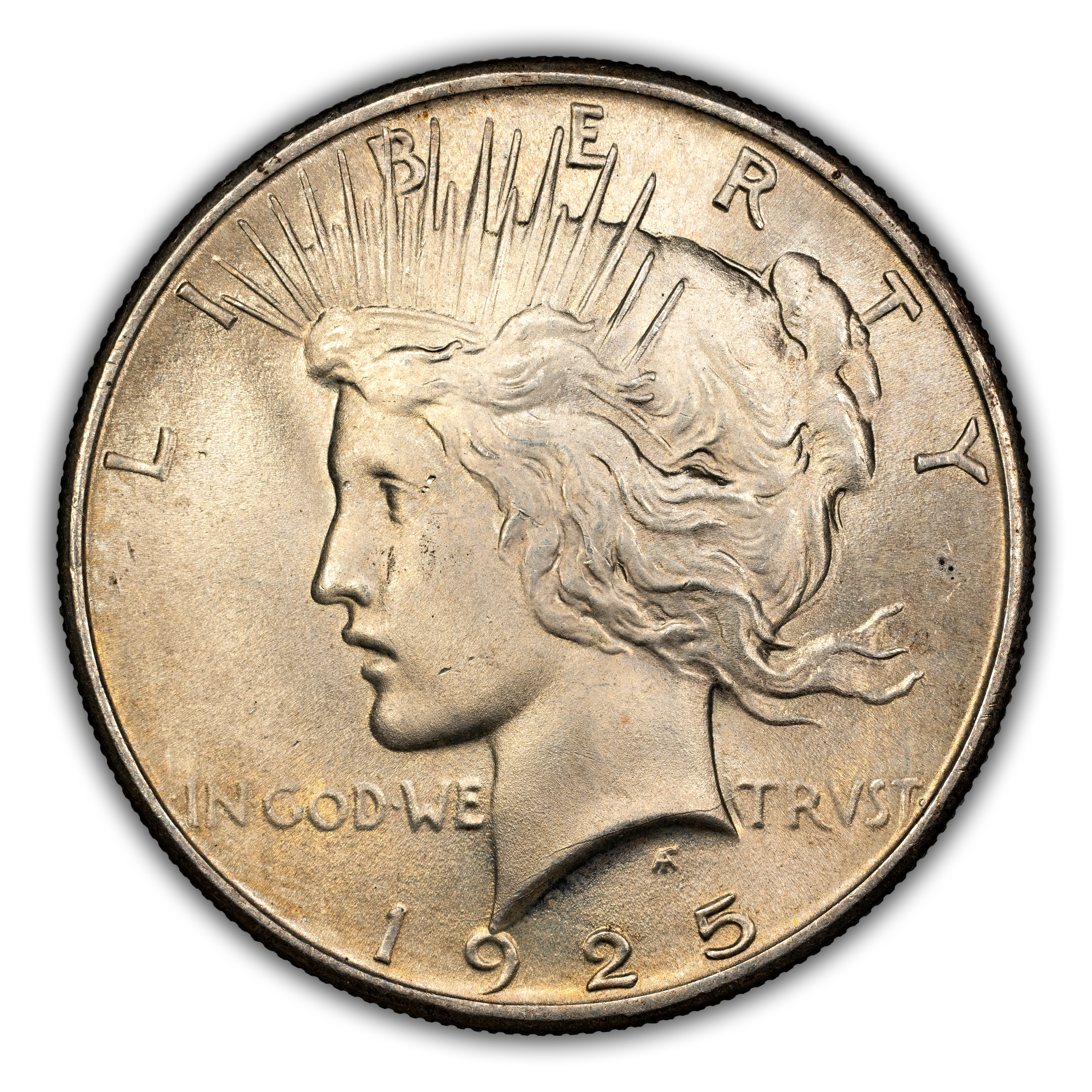 1925 $1 AU58 CAC thumbnail 5