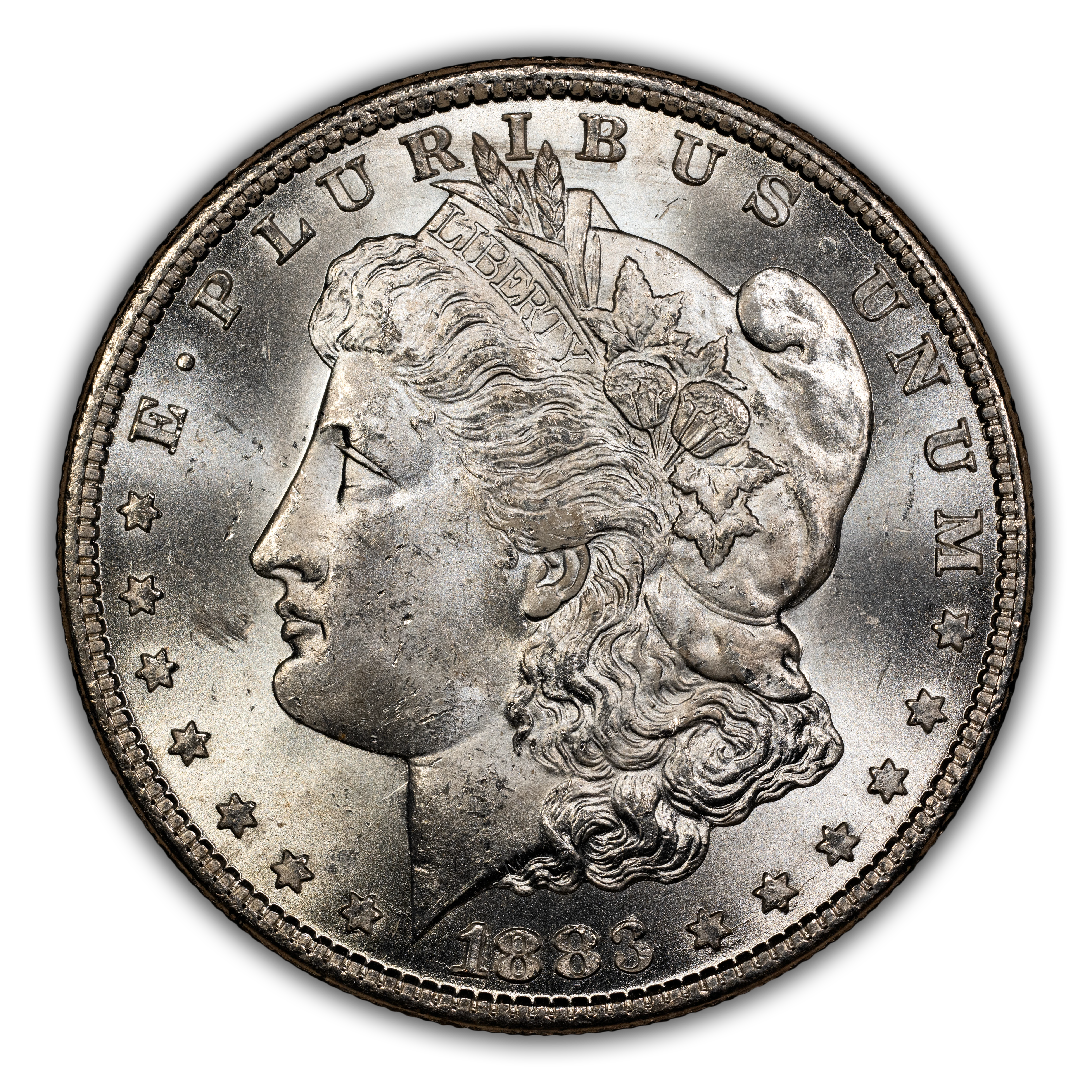 1883-CC $1  Doubled Date, Dash Under 8, VAM-4 MS65 thumbnail 2