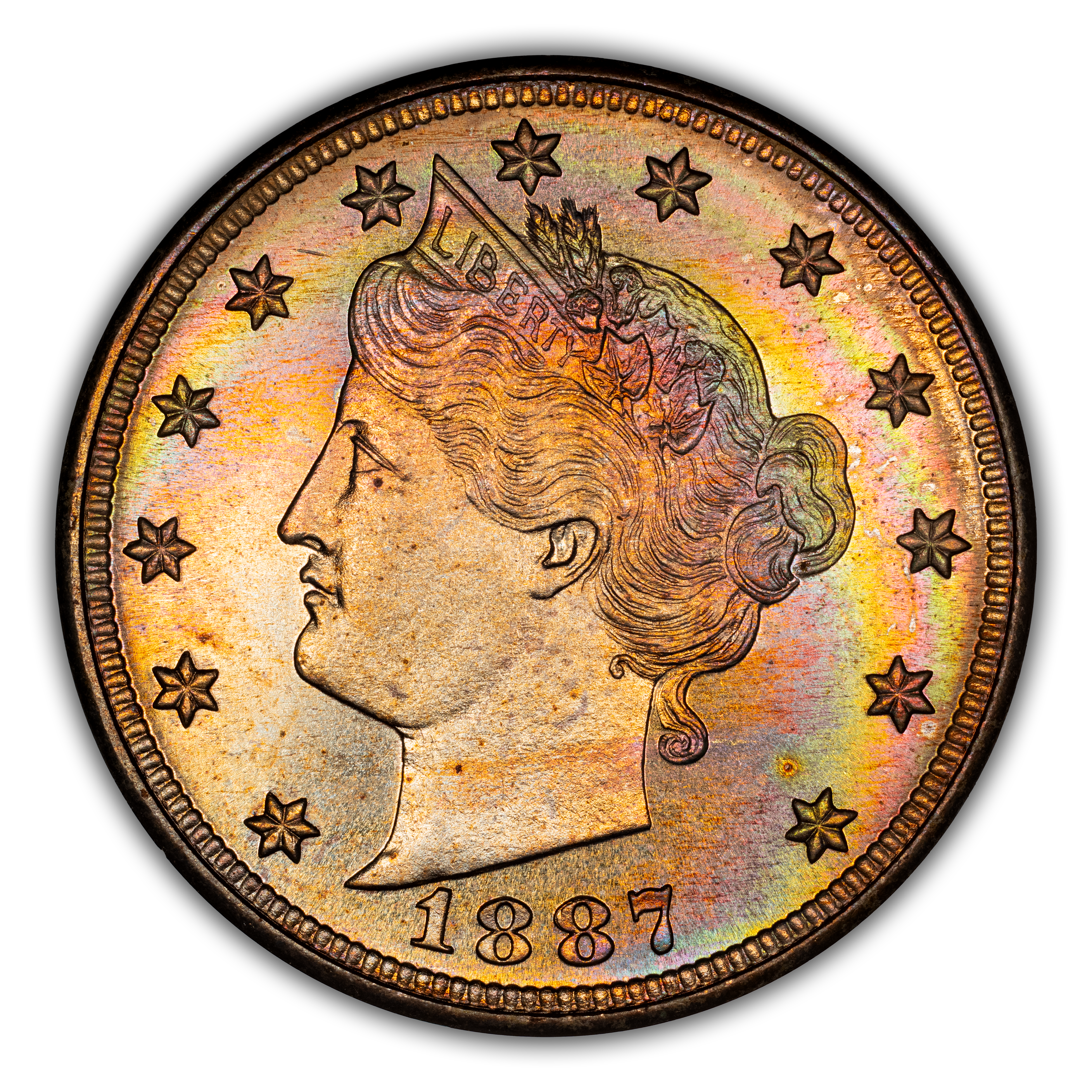 1887 5c PR