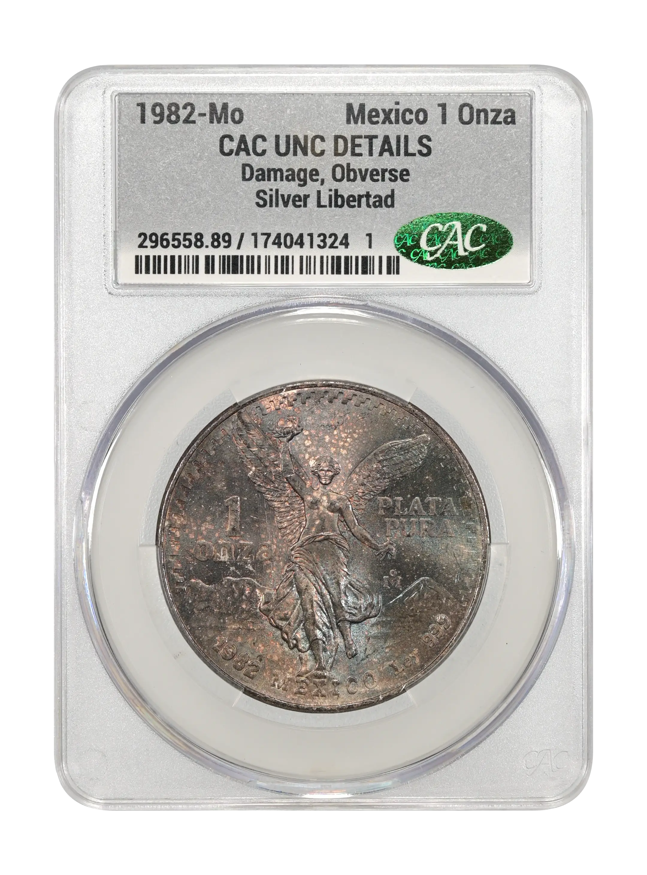 1982-Mo 1 Onza Libertad, Silver MS (KM-494.1) thumbnail 15