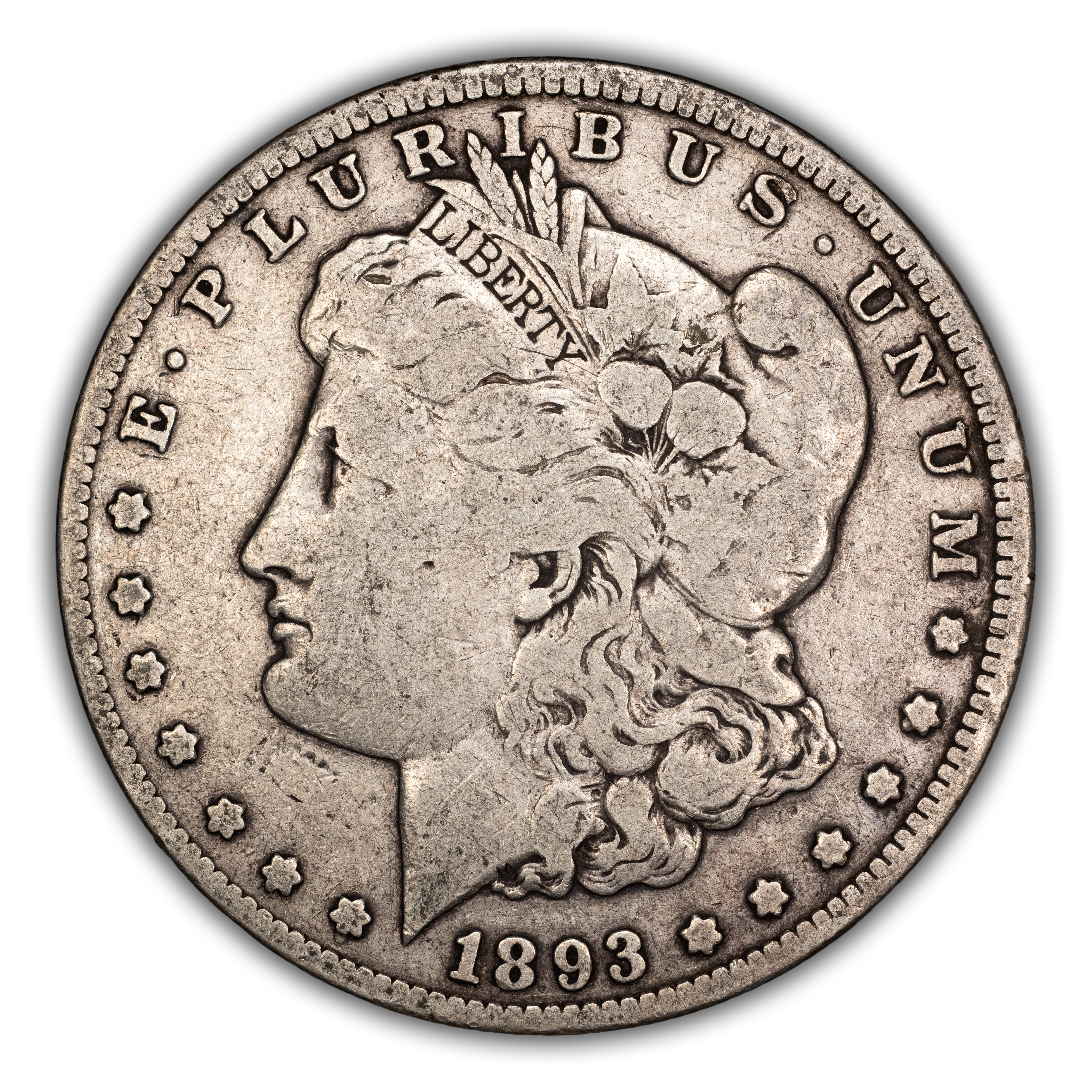1893 $1 MS60 CAC thumbnail 3