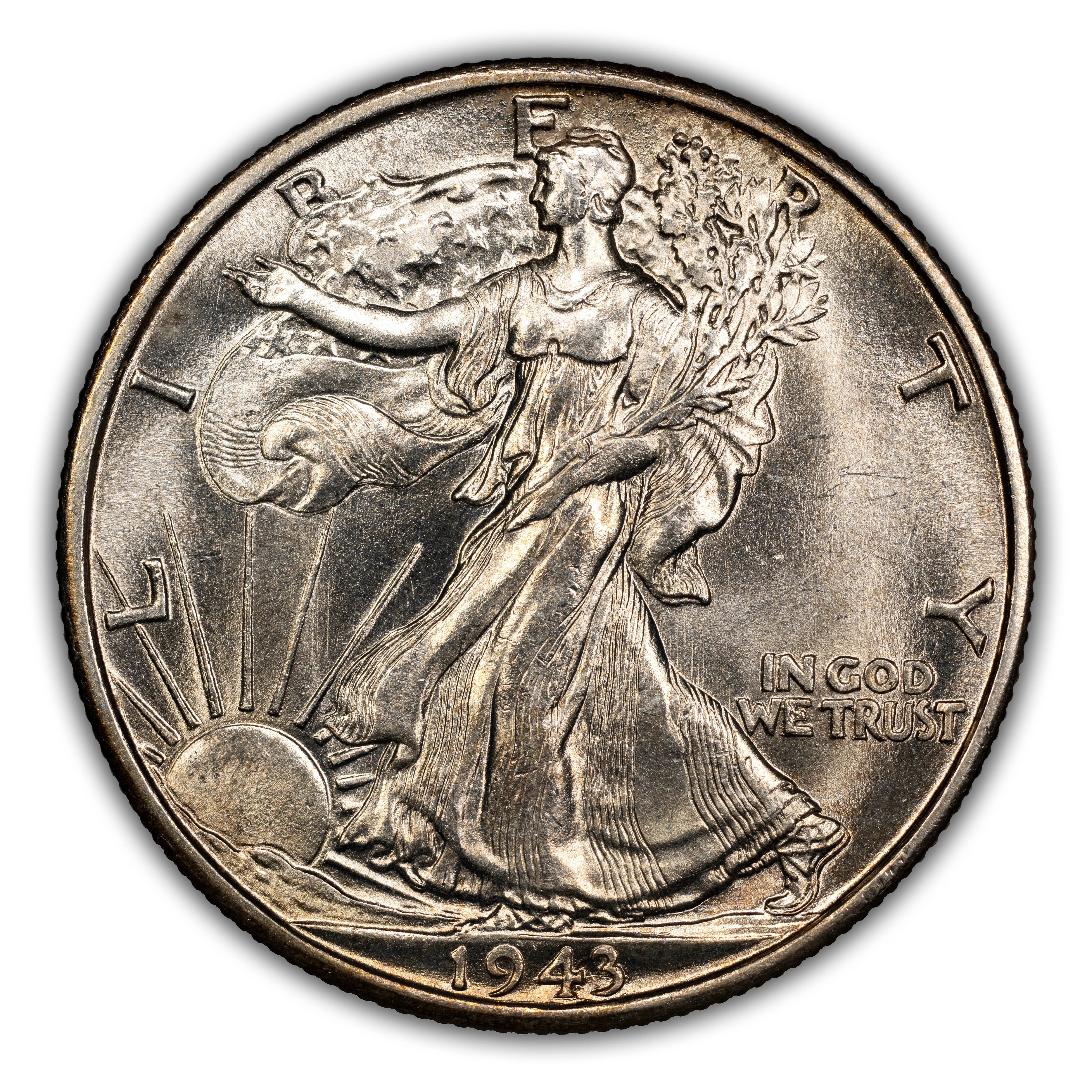 1943-S 50c XF45 CAC thumbnail 3