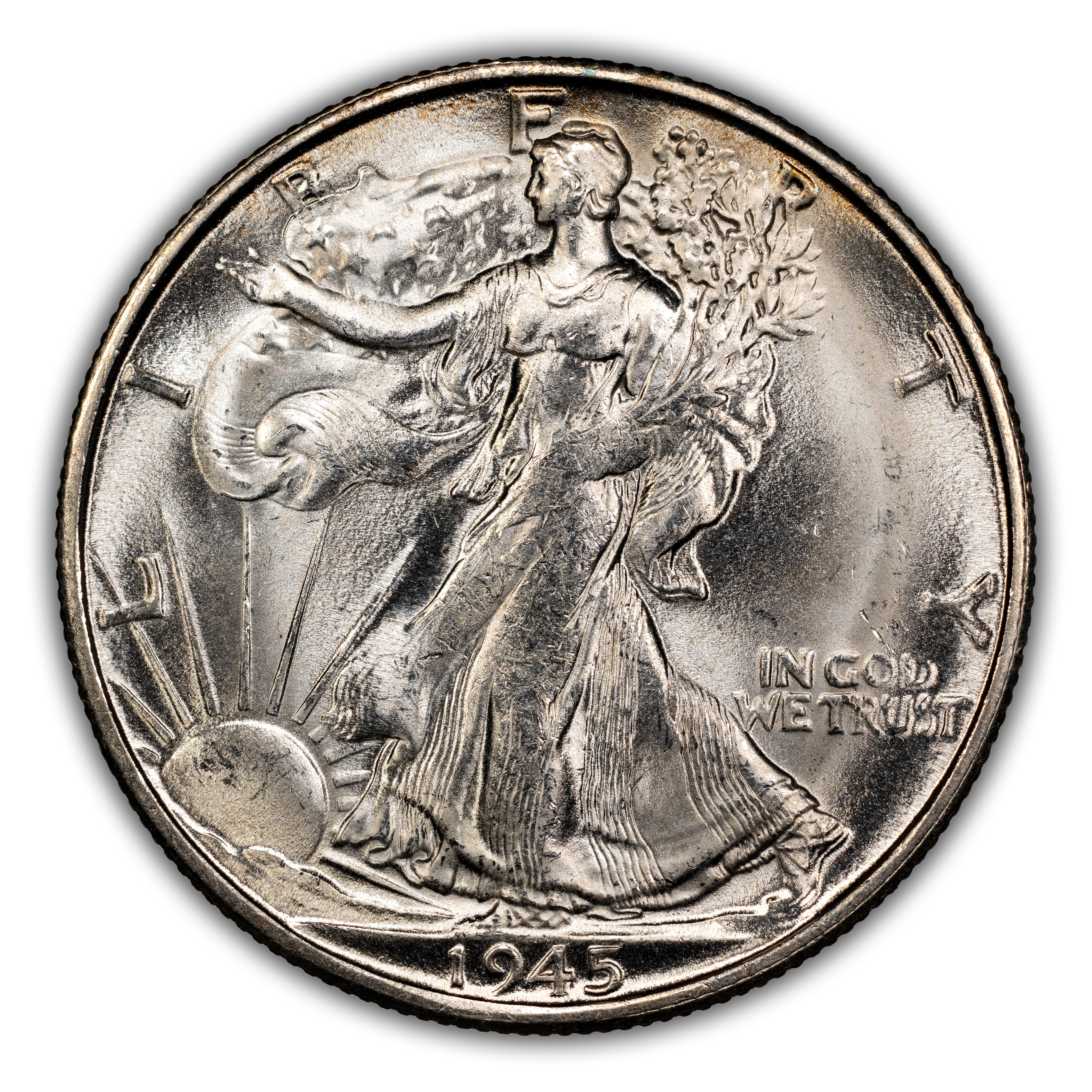 1945-S 50c MS64 CAC thumbnail 3