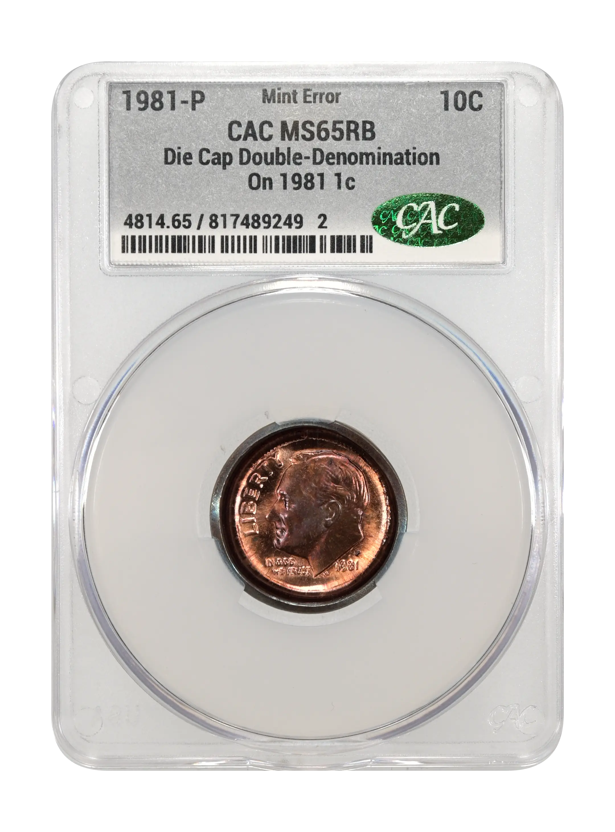 1981-P 10c MS thumbnail 2