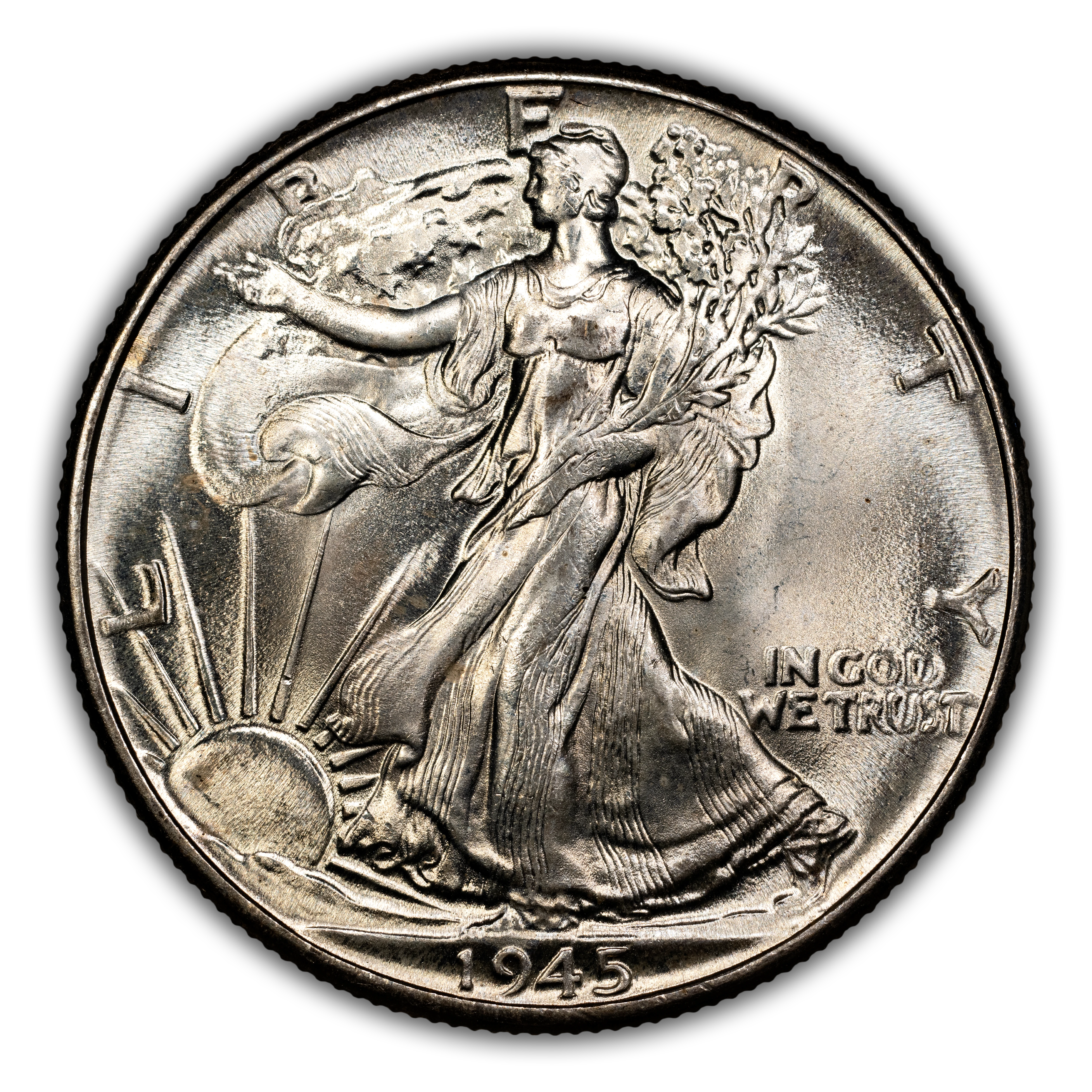 1945 50c MS67 CAC thumbnail 3