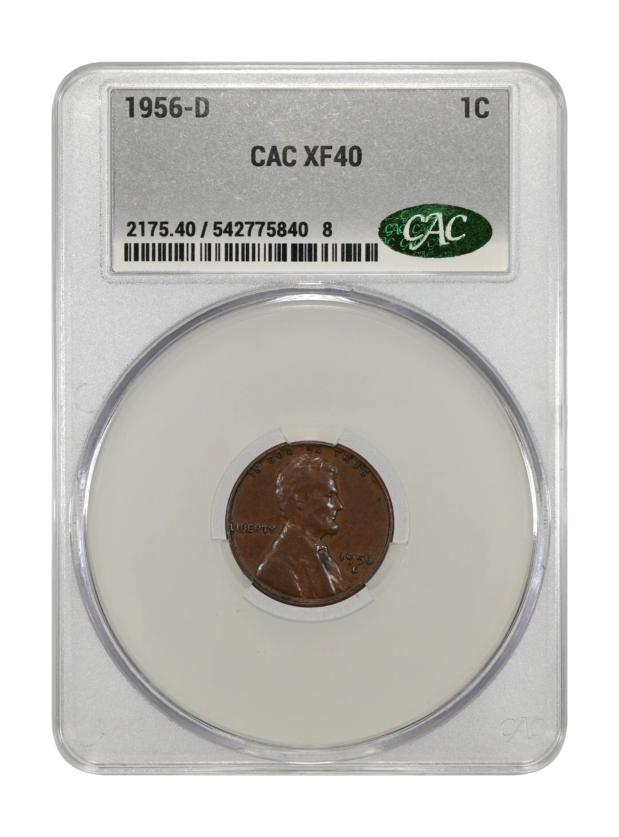 1956-D 1c MS BN VF30 BN CAC thumbnail 24