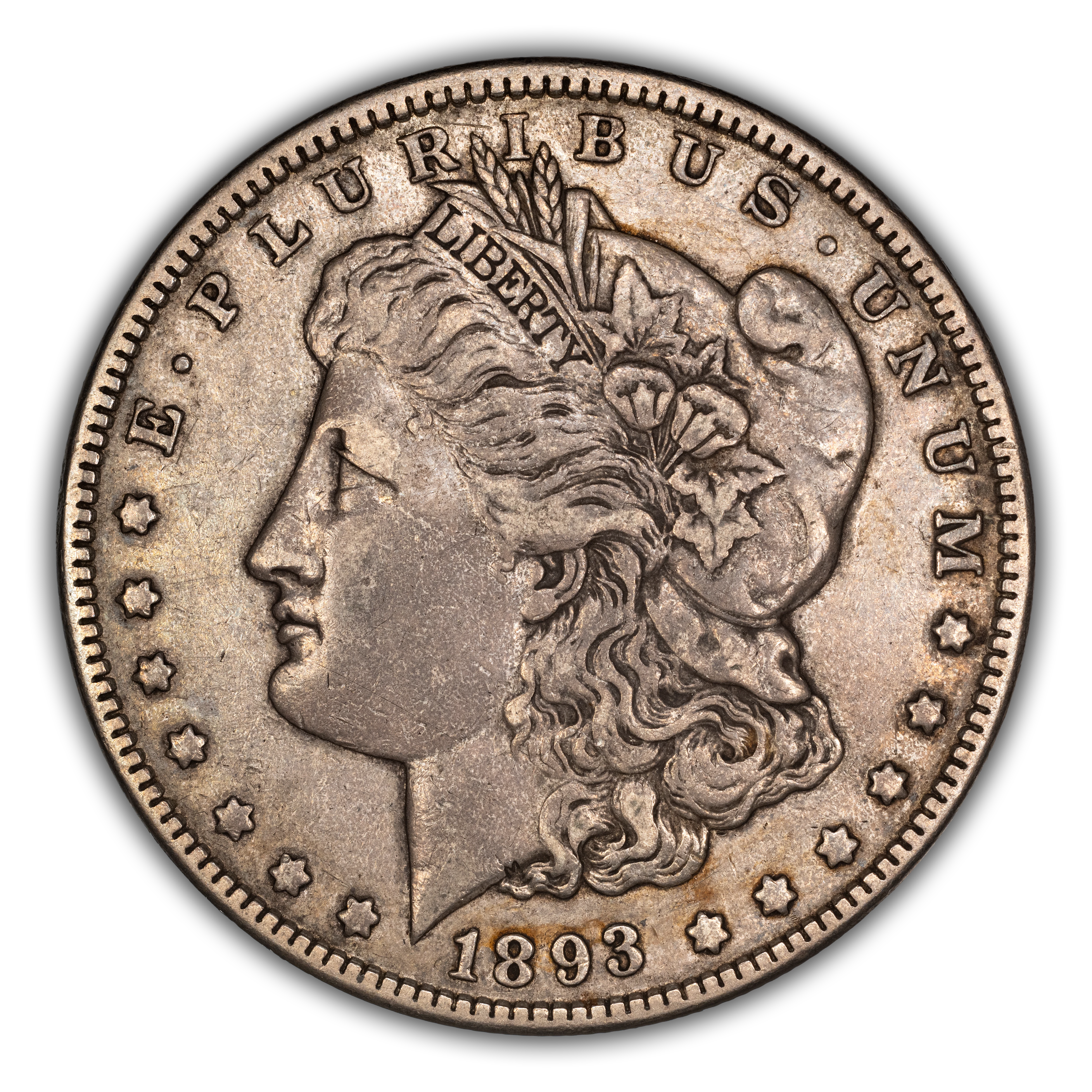 1893 $1 MS62 CAC thumbnail 3