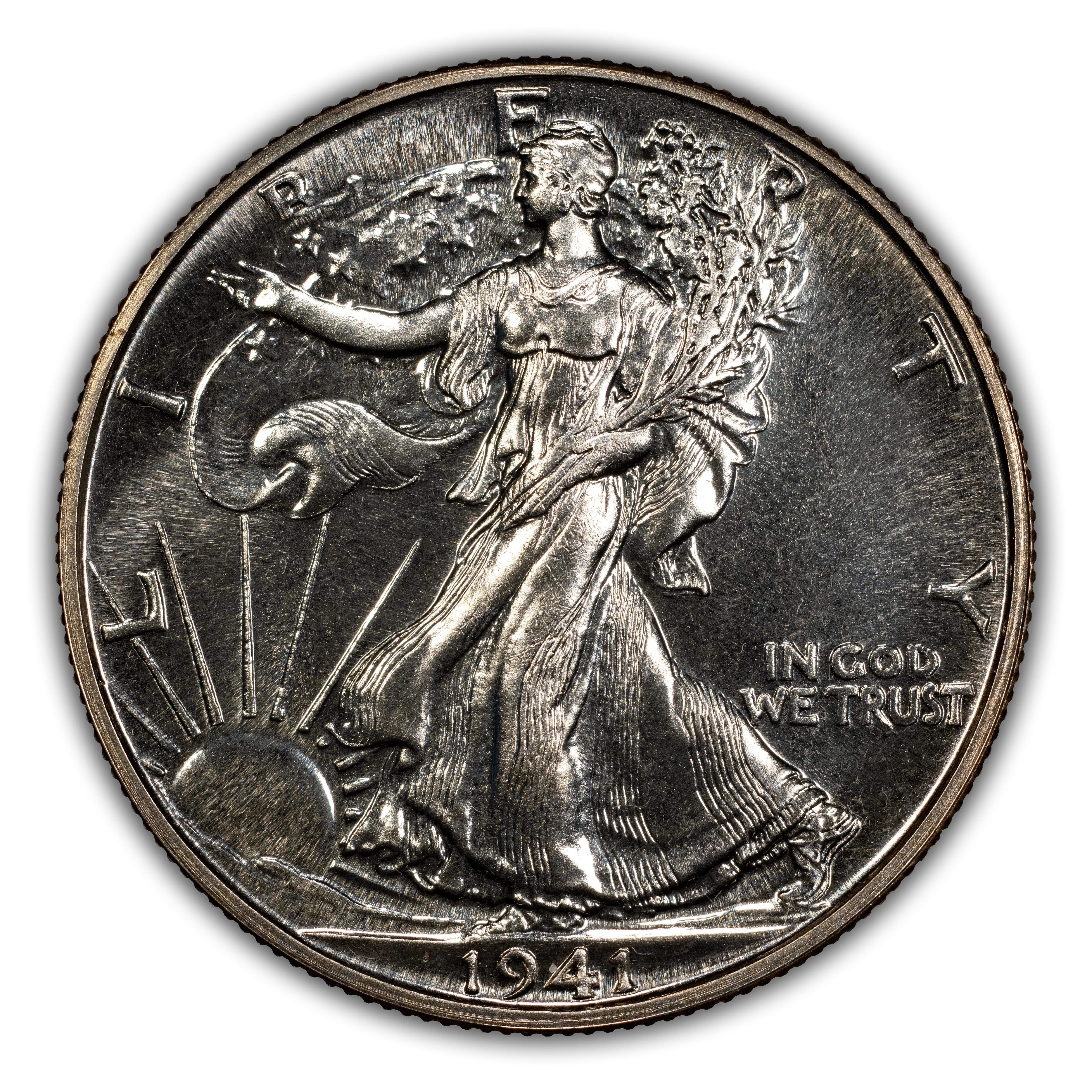 1941 50c AU58 CAC thumbnail 5
