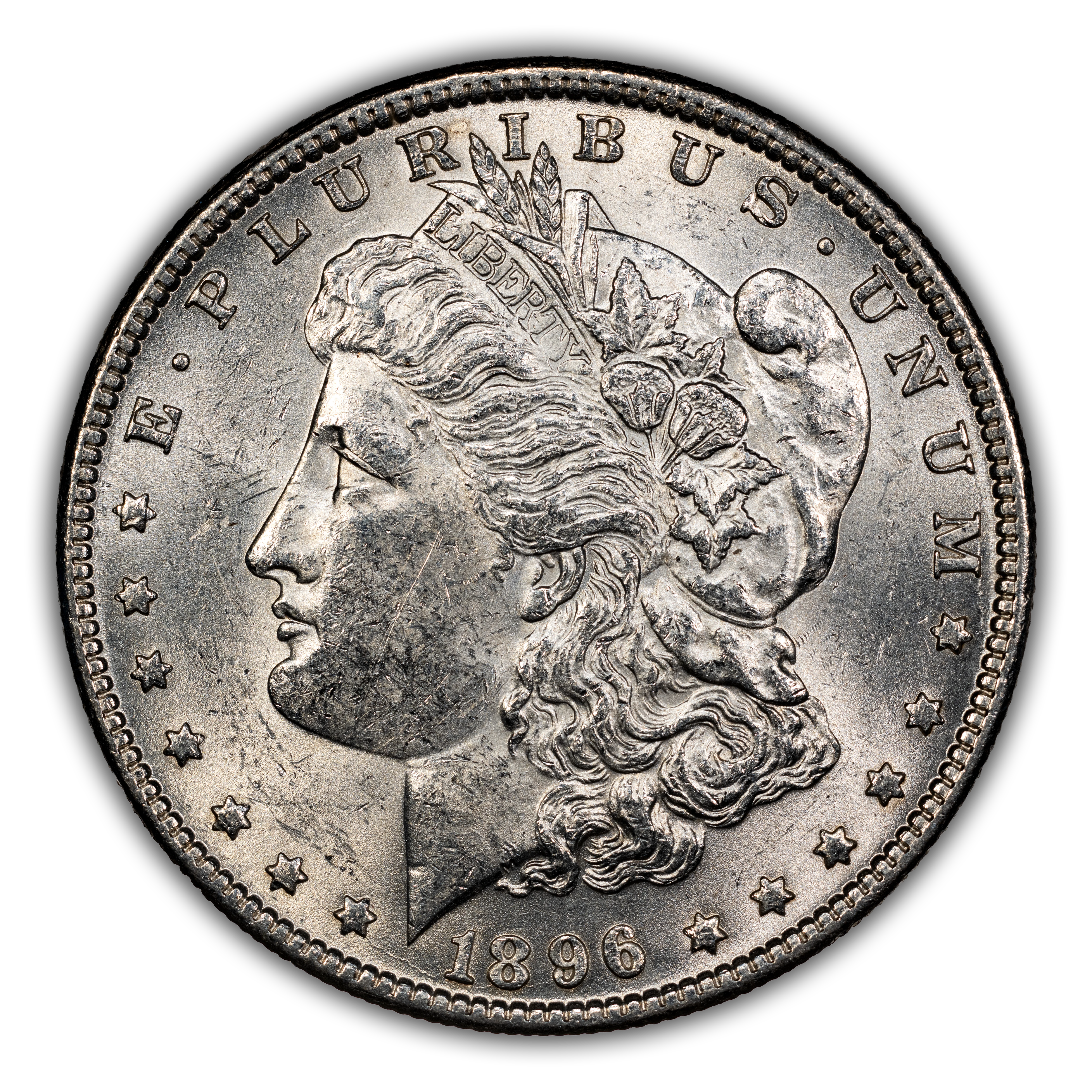 1896 $1 AU50 CAC thumbnail 3