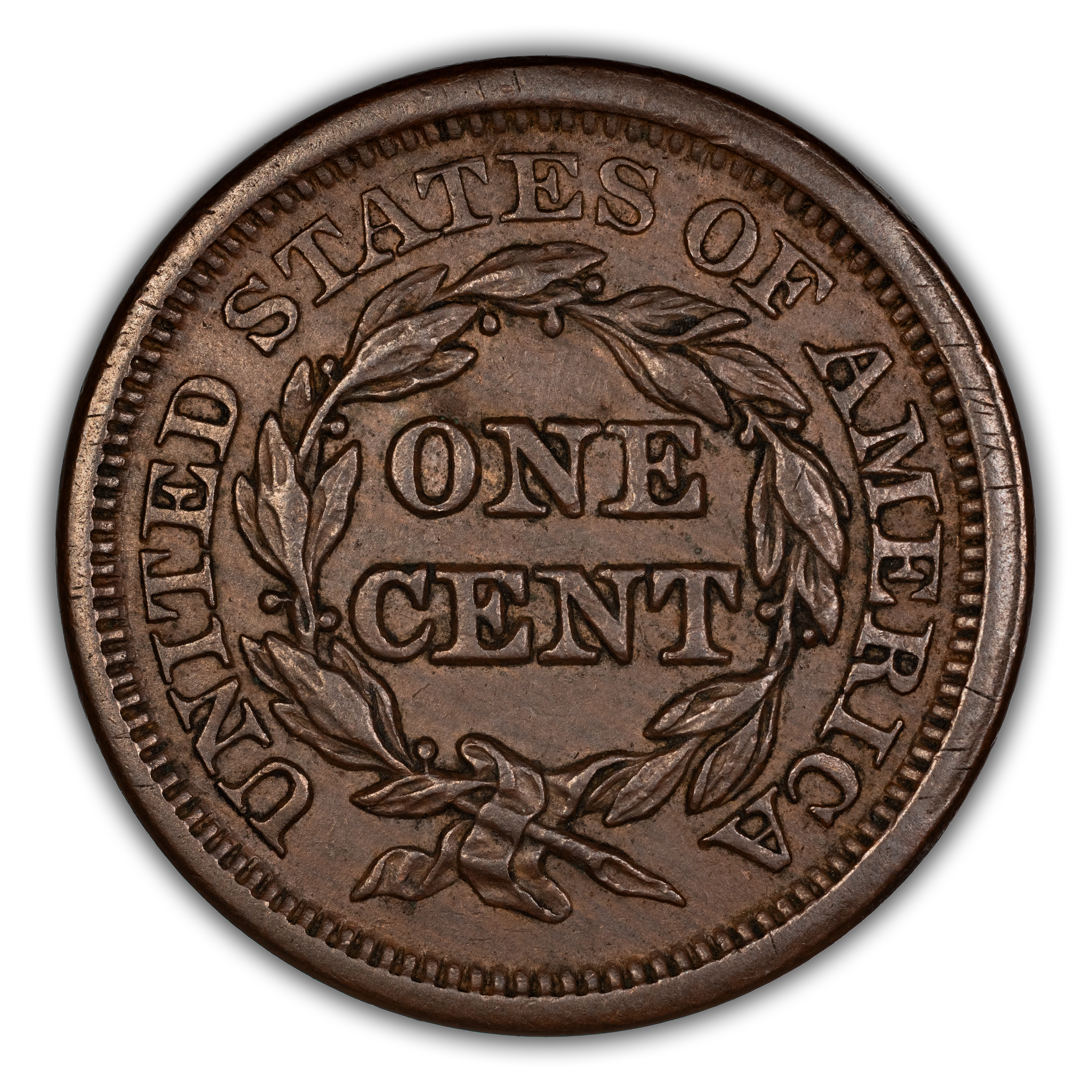 1846 1c Small Date, N-20 MS BN thumbnail 2