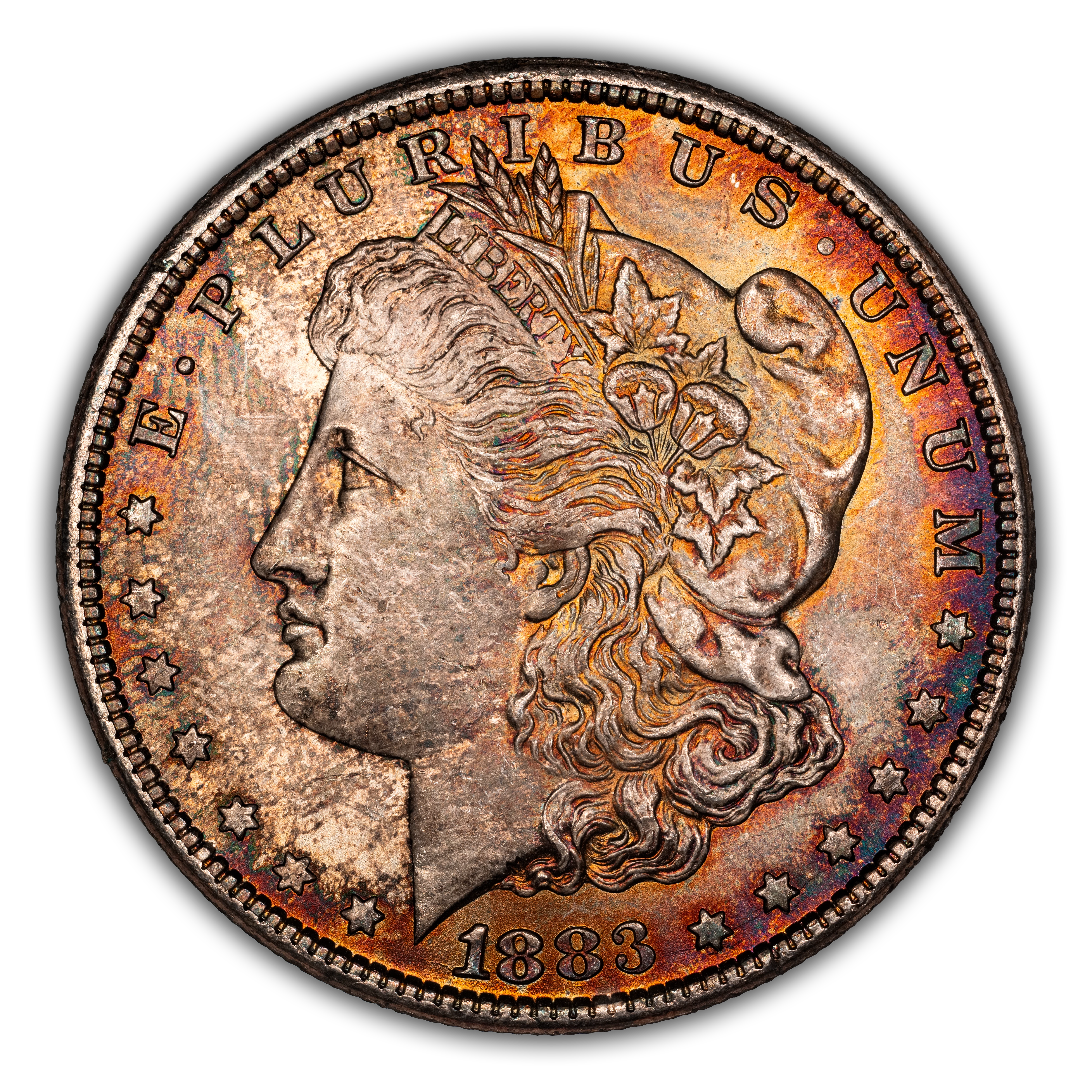 1883-CC $1  Doubled Date, Dash Under 8, VAM-4 AU55 CAC thumbnail 2