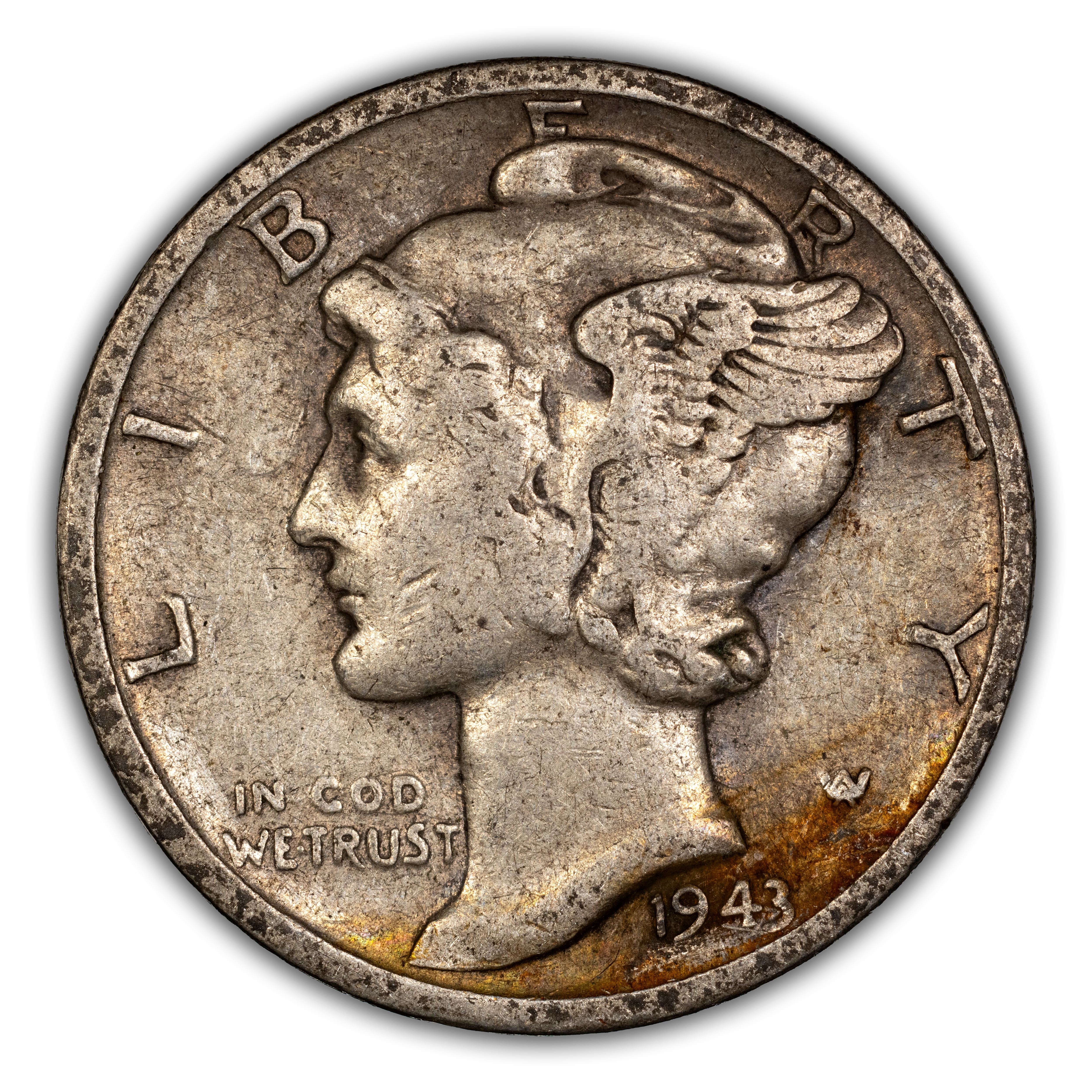 1943-S 10c MS thumbnail 3