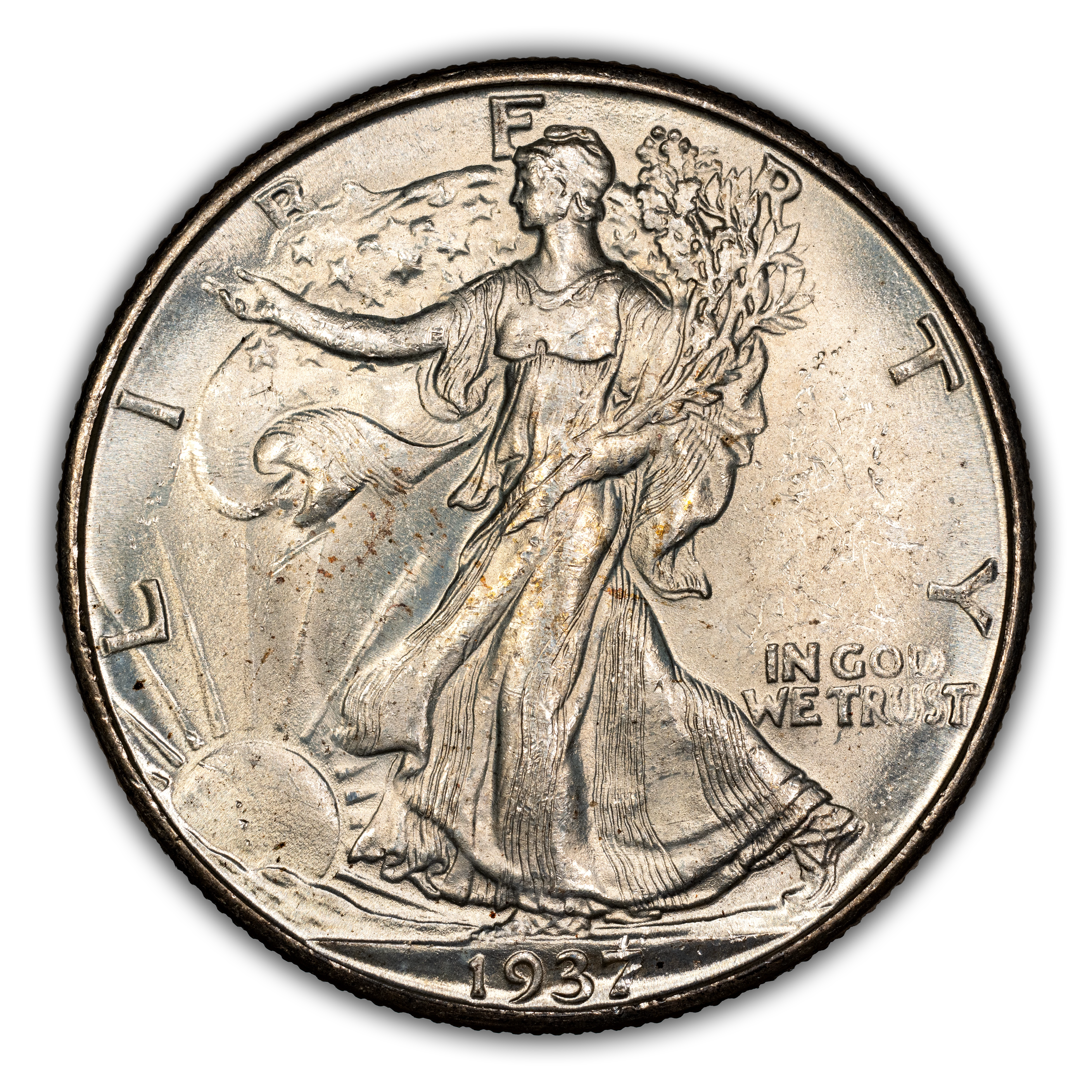 1937-D 50c MS66 CAC thumbnail 3