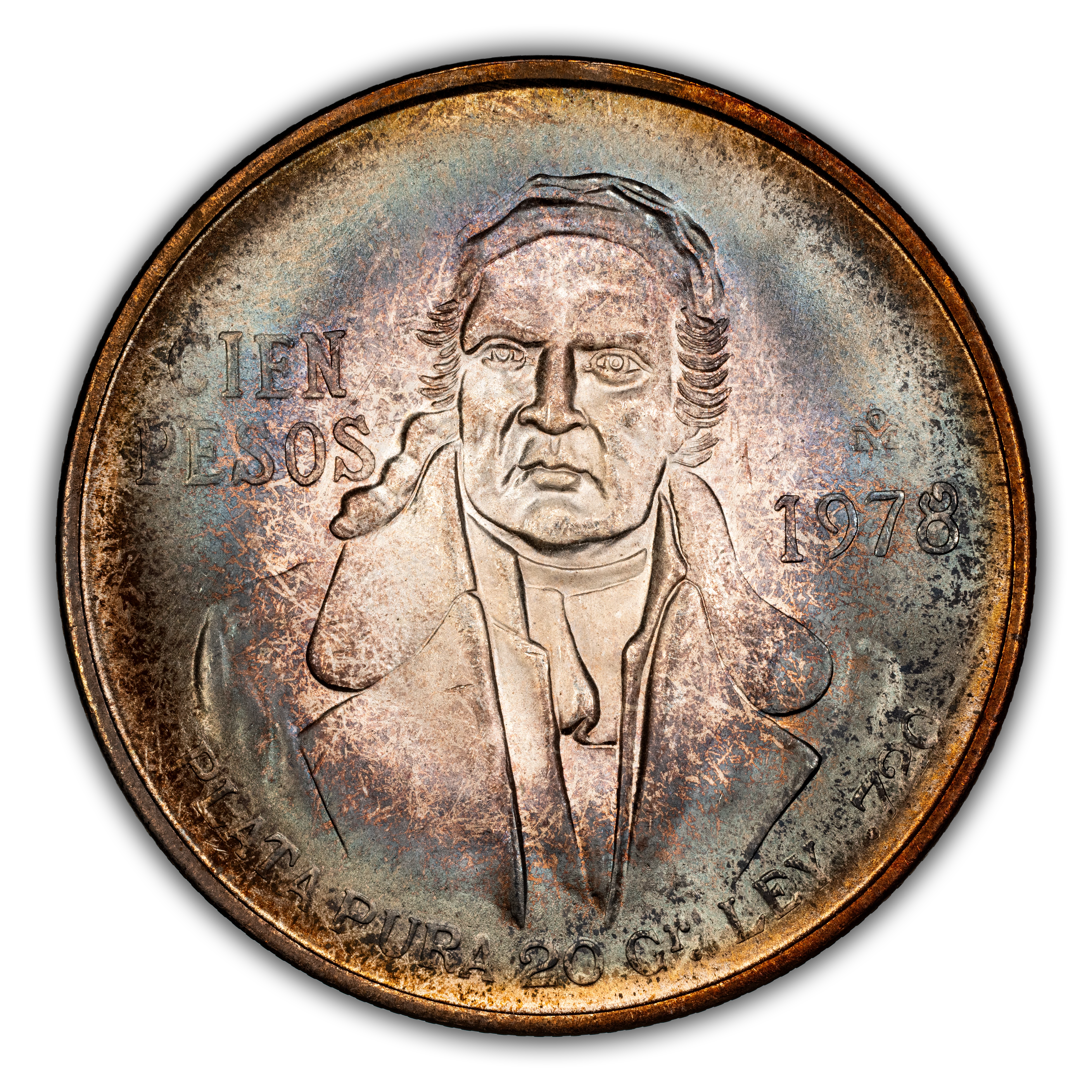 Image for 1978-Mo 100P Silver MS (KM-483.2)