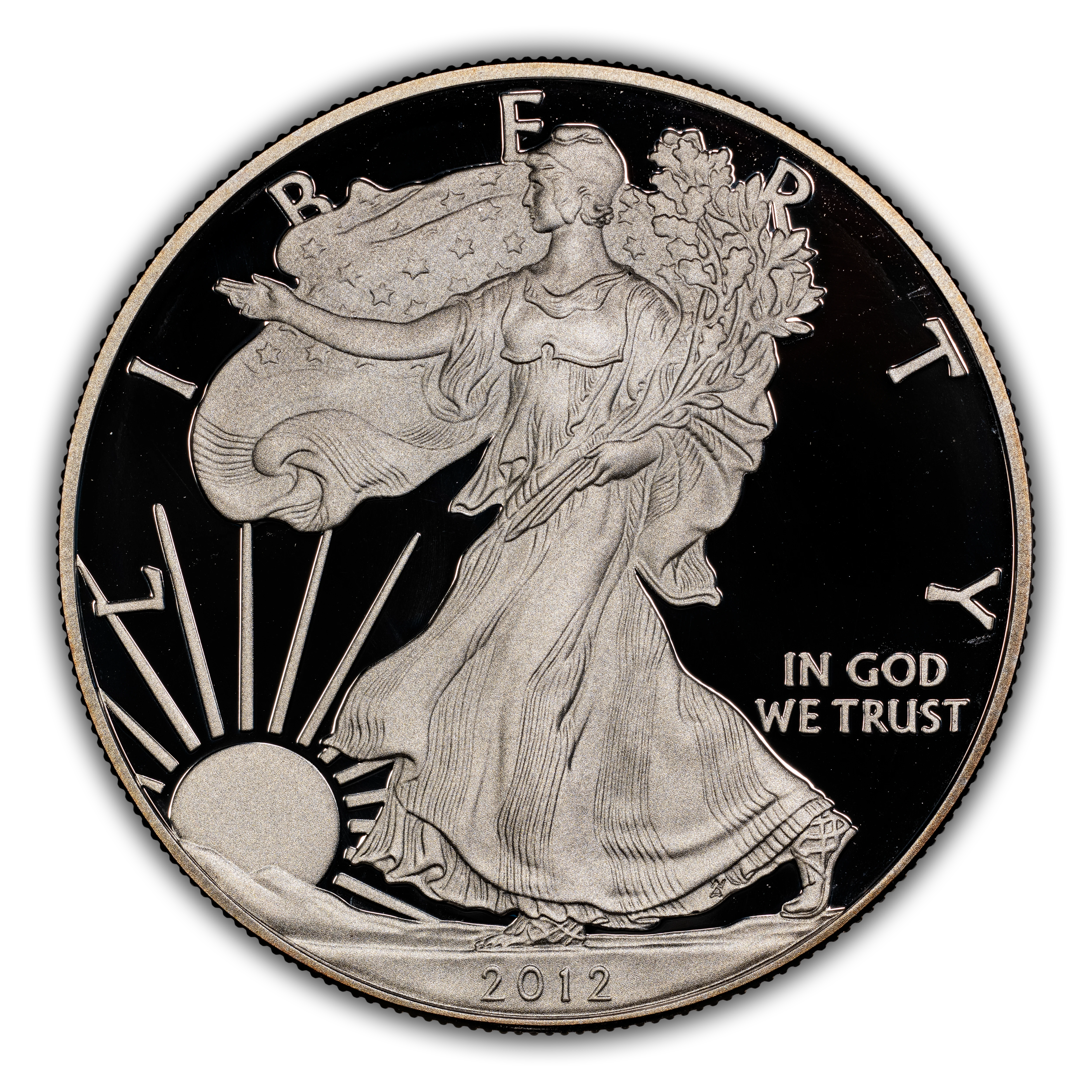 2012-S $1  Silver Eagle PR DCAM thumbnail 3