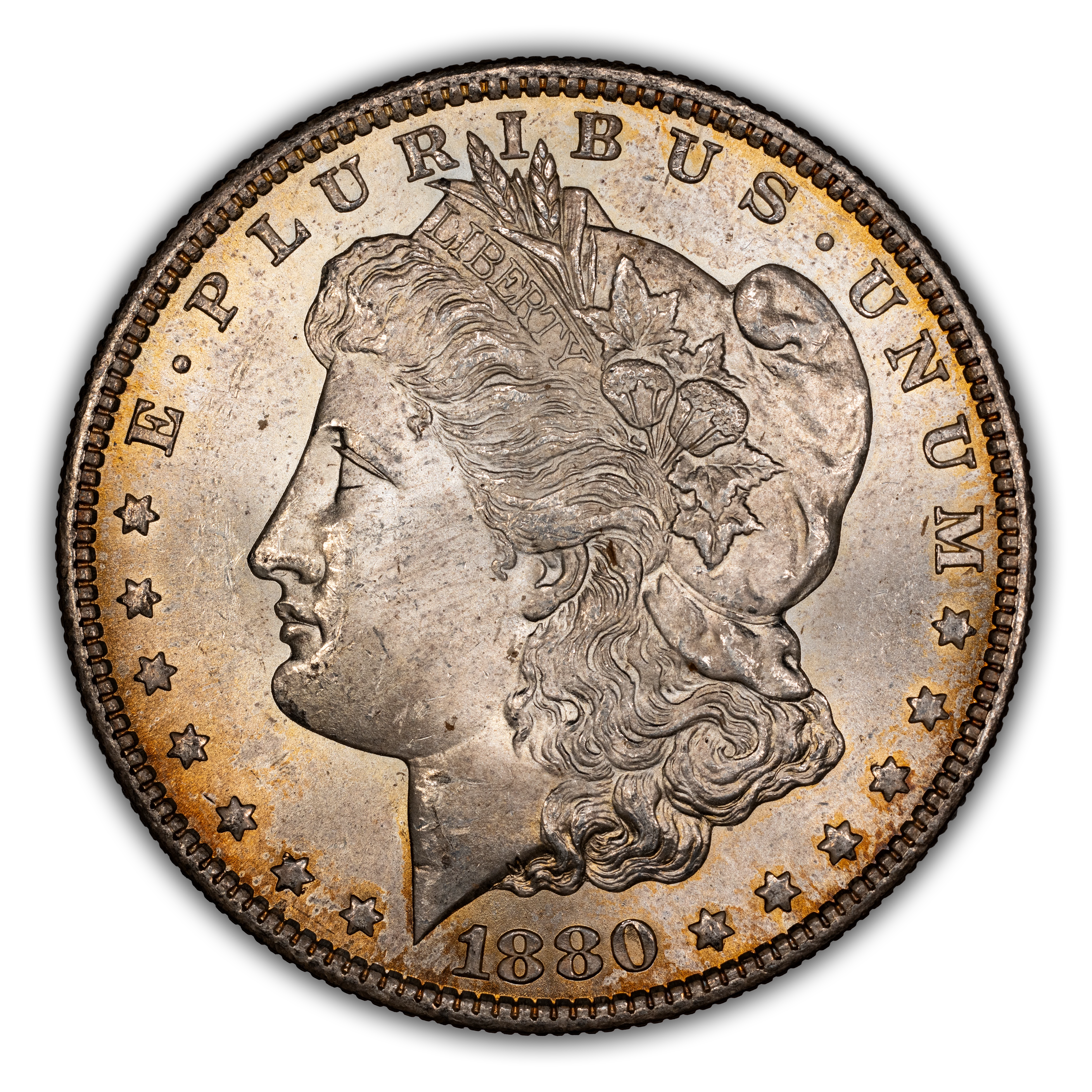 1880/9-S $1  Overdate XF40 CAC thumbnail 4