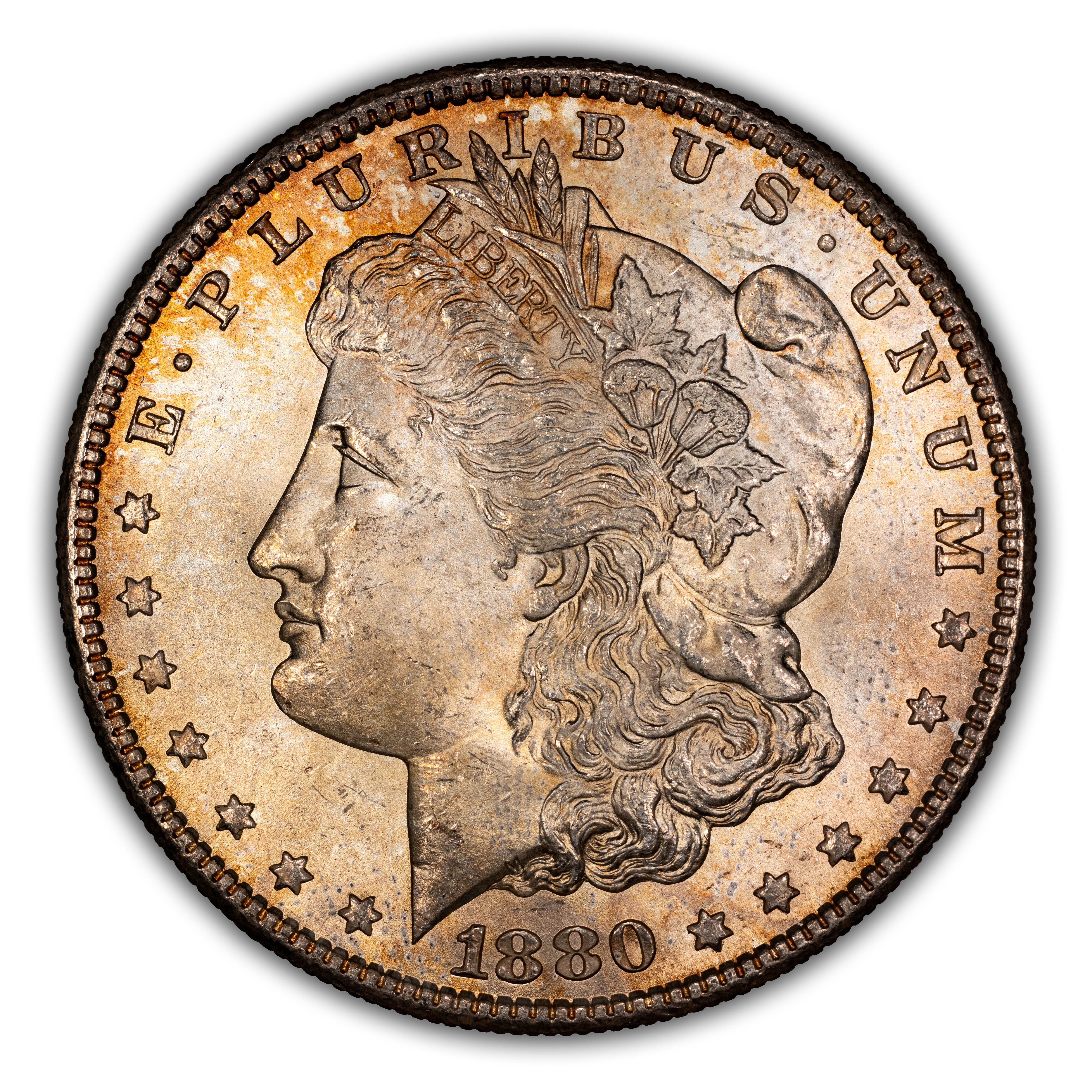 1880/9-S $1  Overdate XF40 CAC thumbnail 5