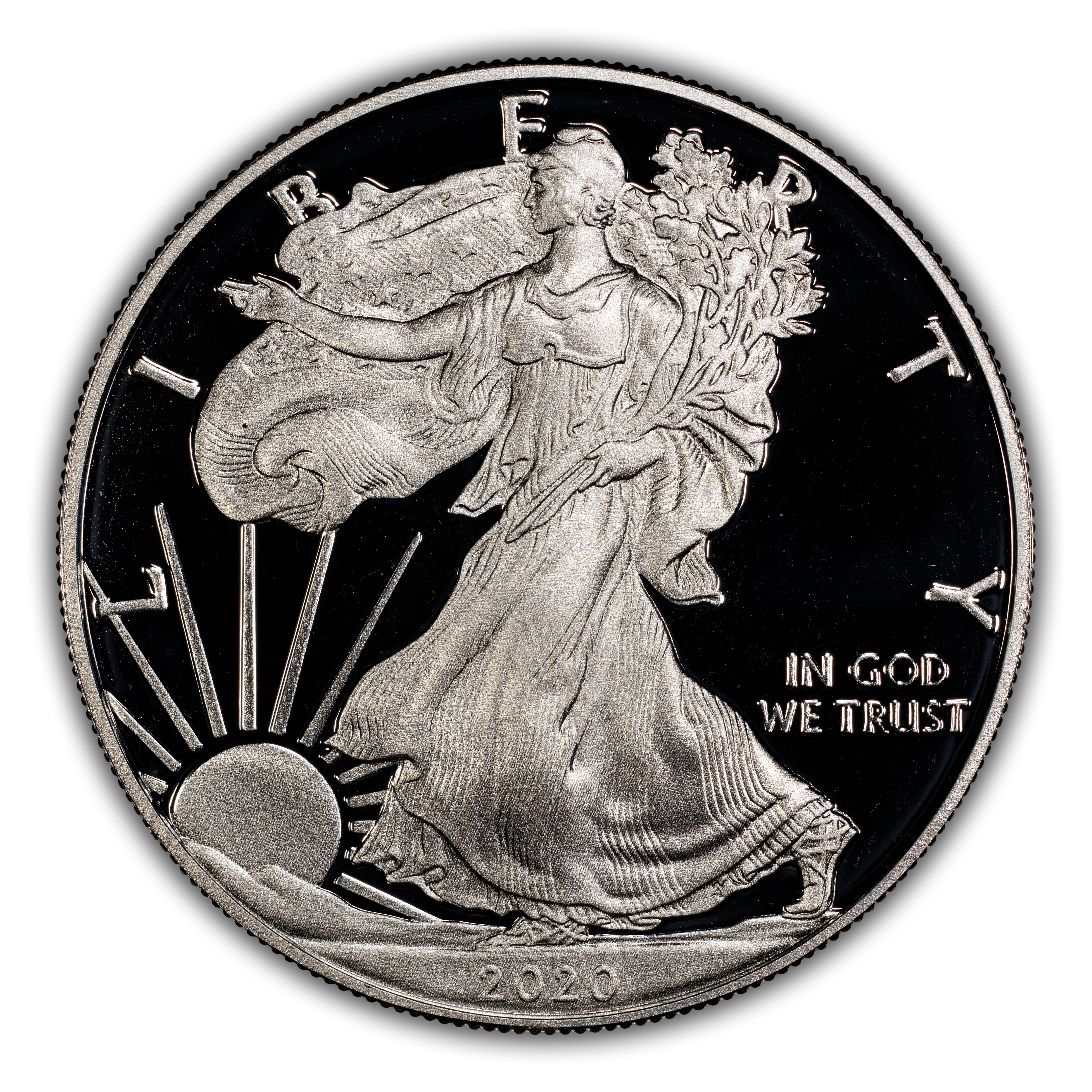 2020-S $1  Silver Eagle PR DCAM thumbnail 3