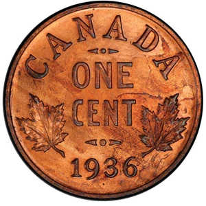 image for: 1936 1c MS RD Dot (30269)